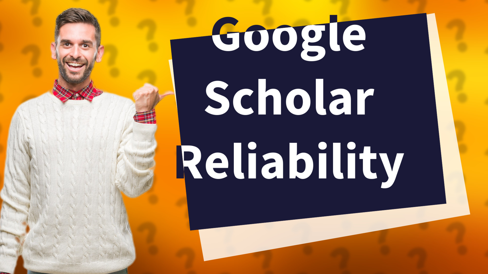 Google Scholar Reliability
