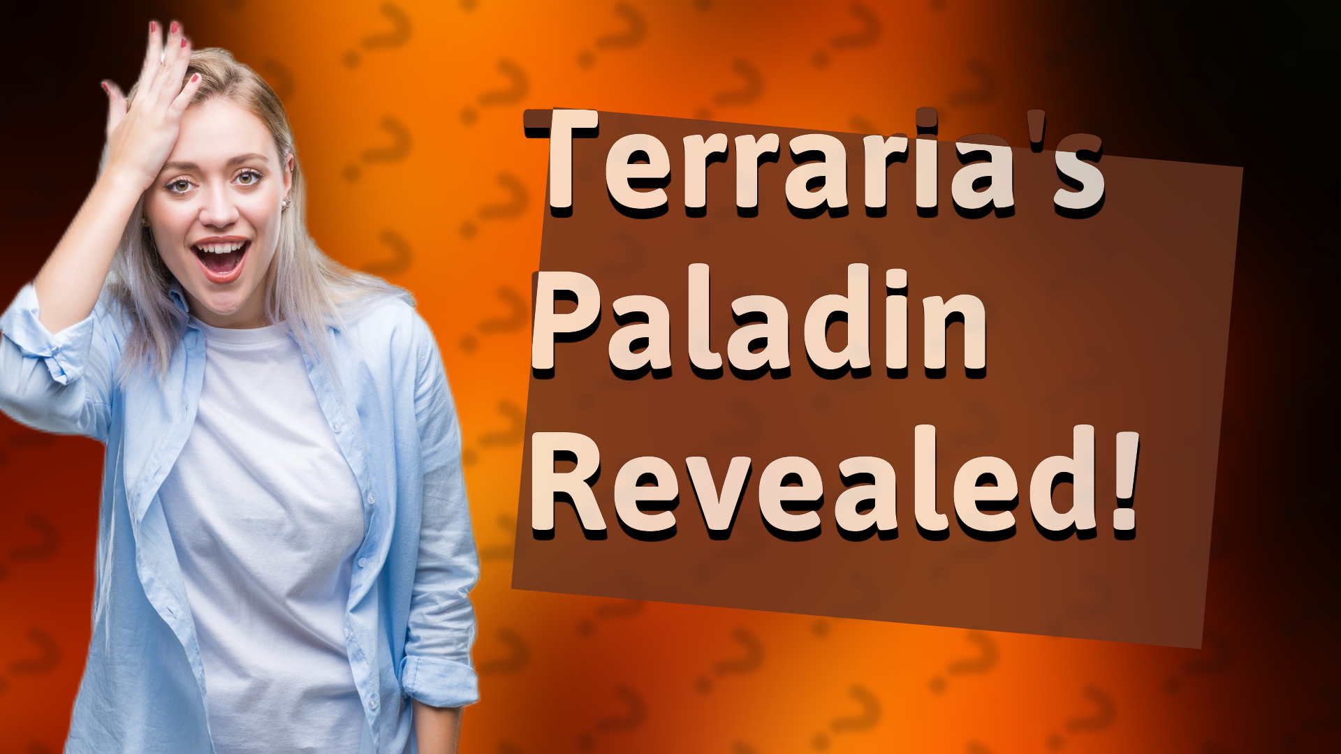 Terraria's Paladin Revealed!