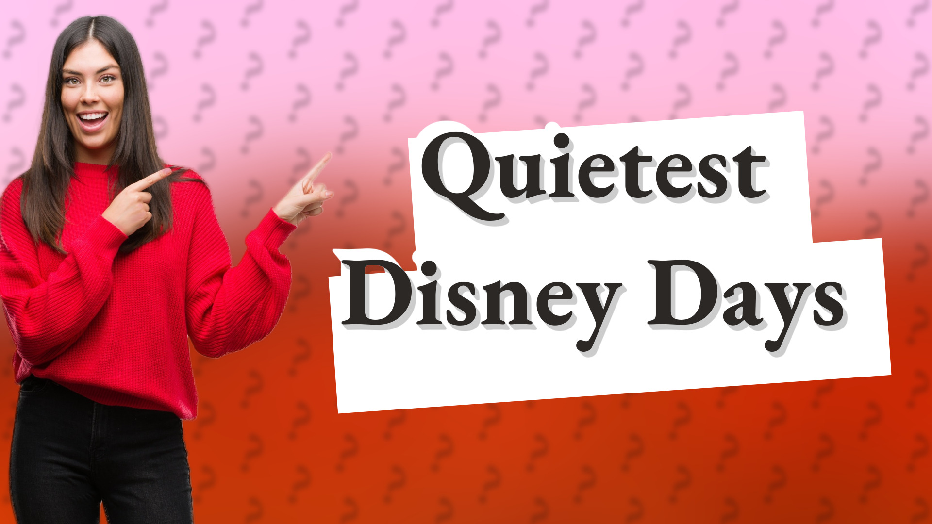 Quietest Disney Days