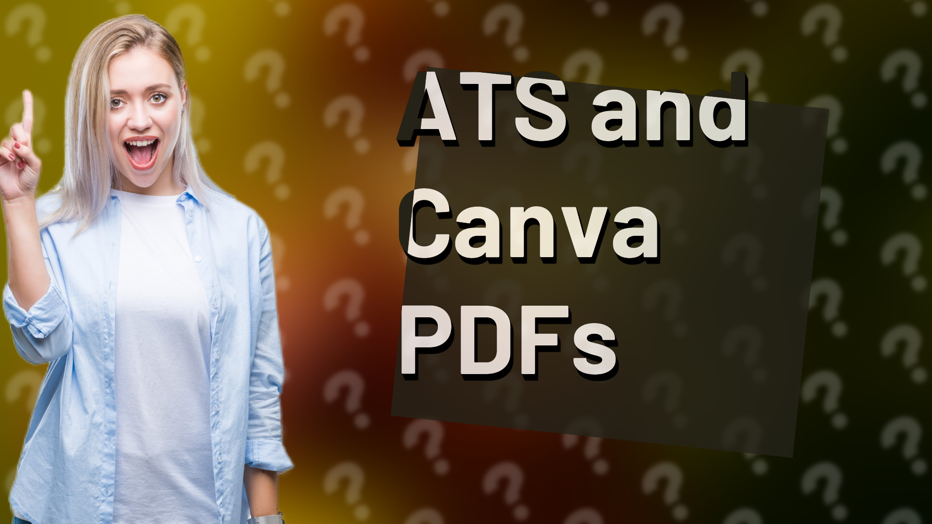 ATS and Canva PDFs