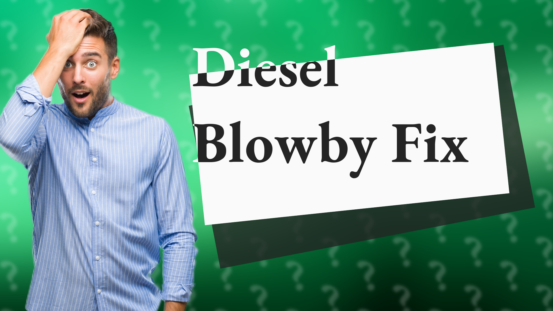 Diesel Blowby Fix