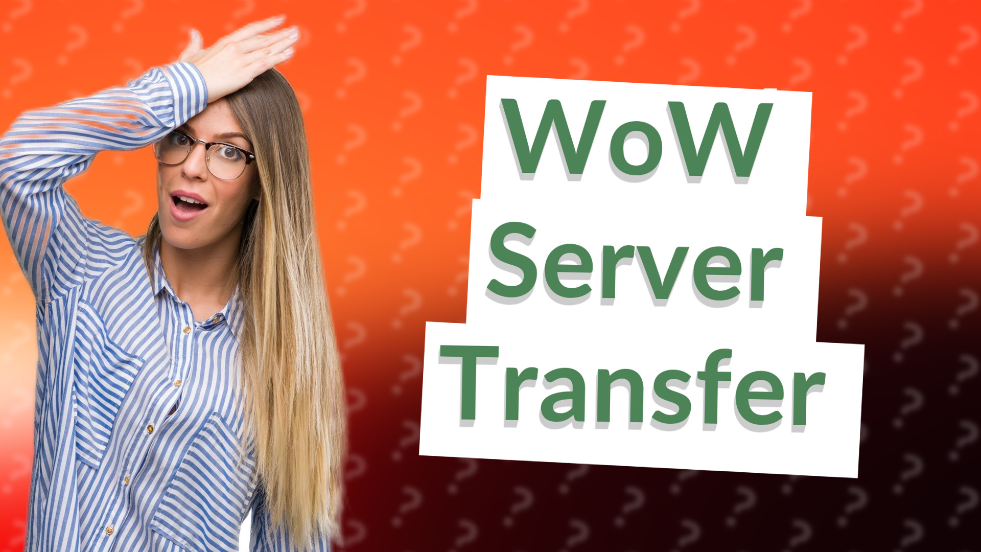 WoW Server Transfer