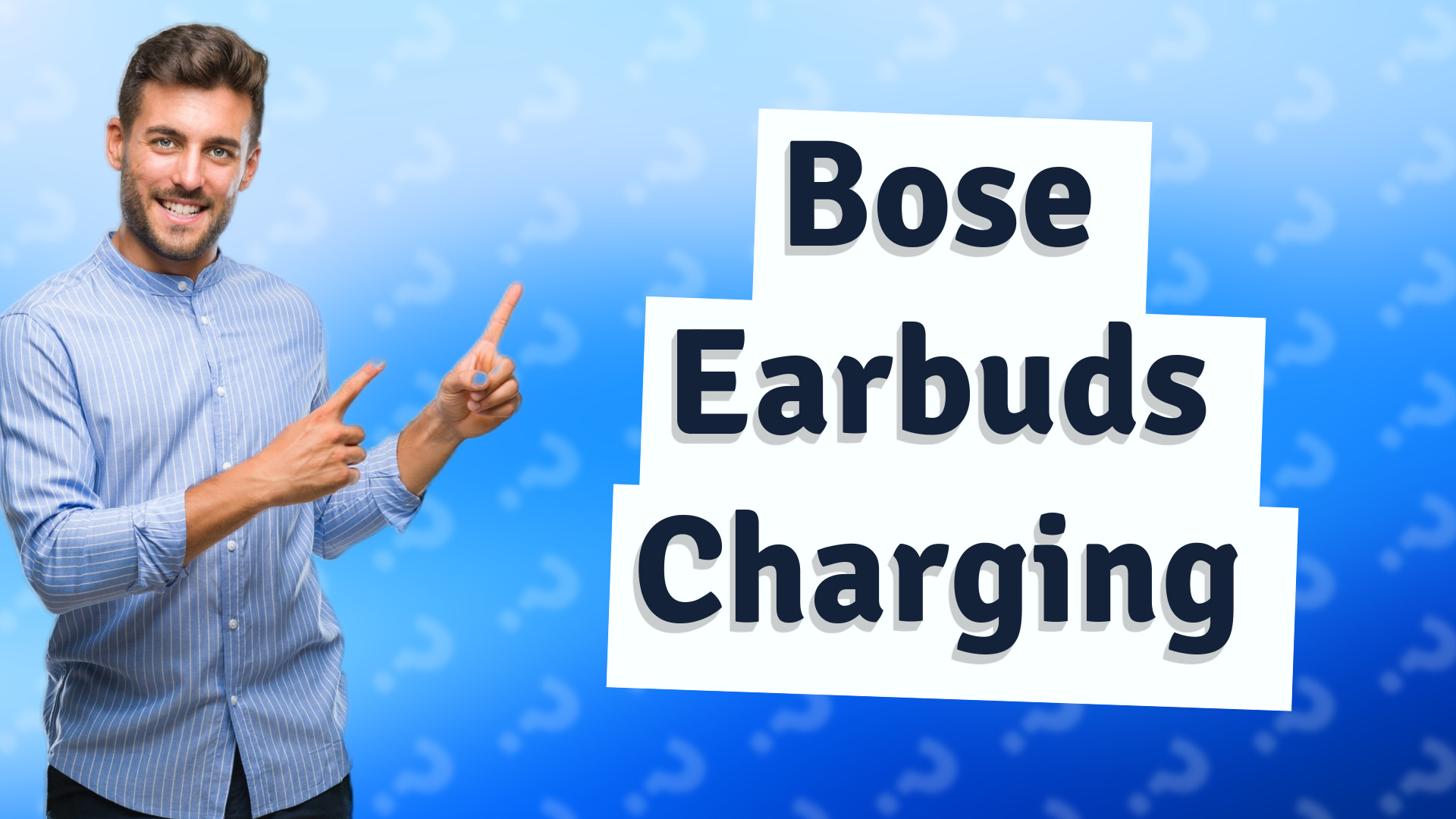 Bose Earbuds Charging