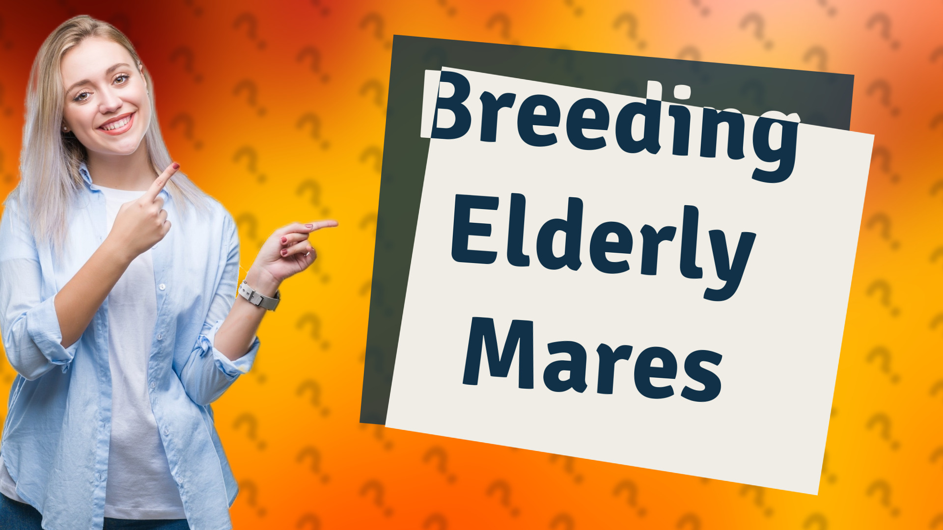 Breeding Elderly Mares