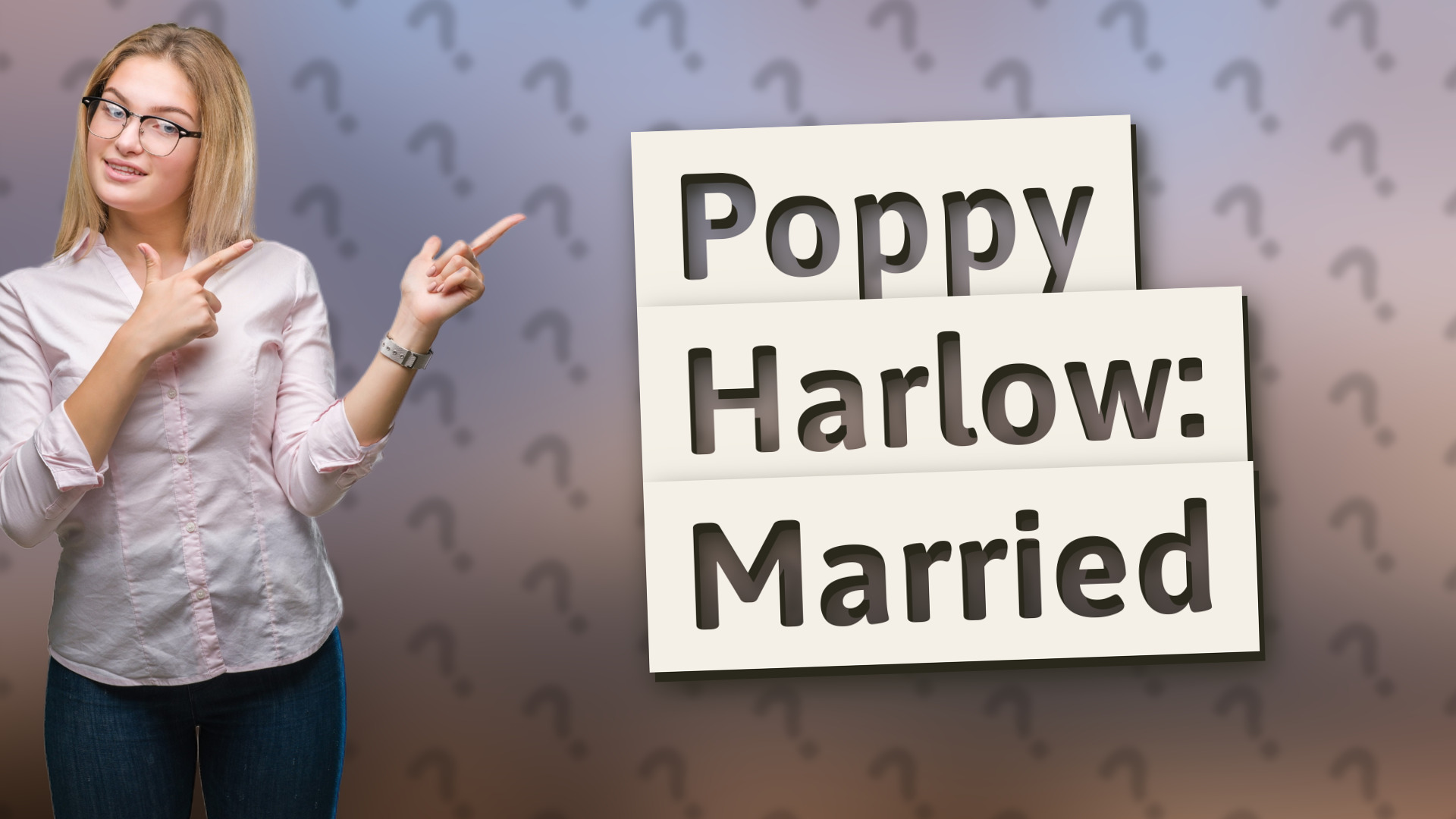 Poppy Harlow: Married