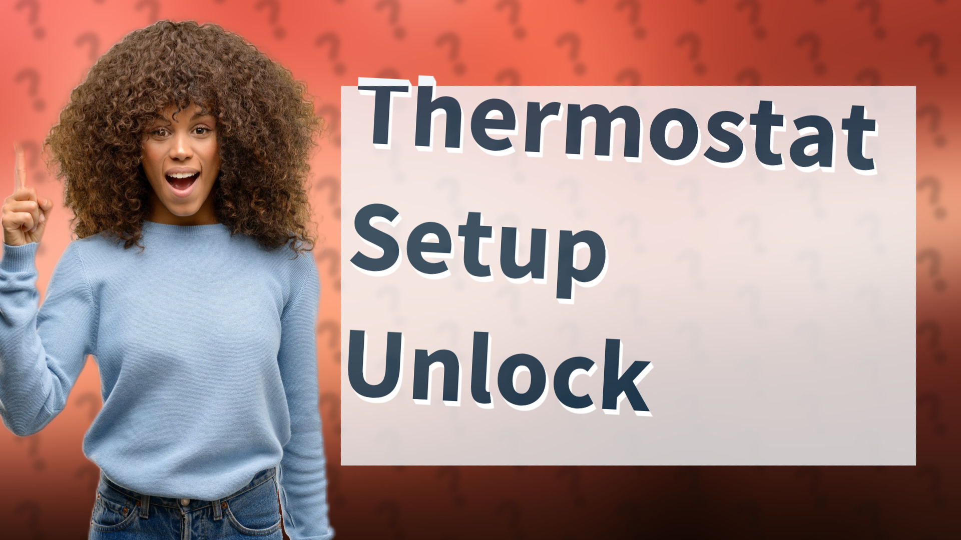 Thermostat Setup Unlock
