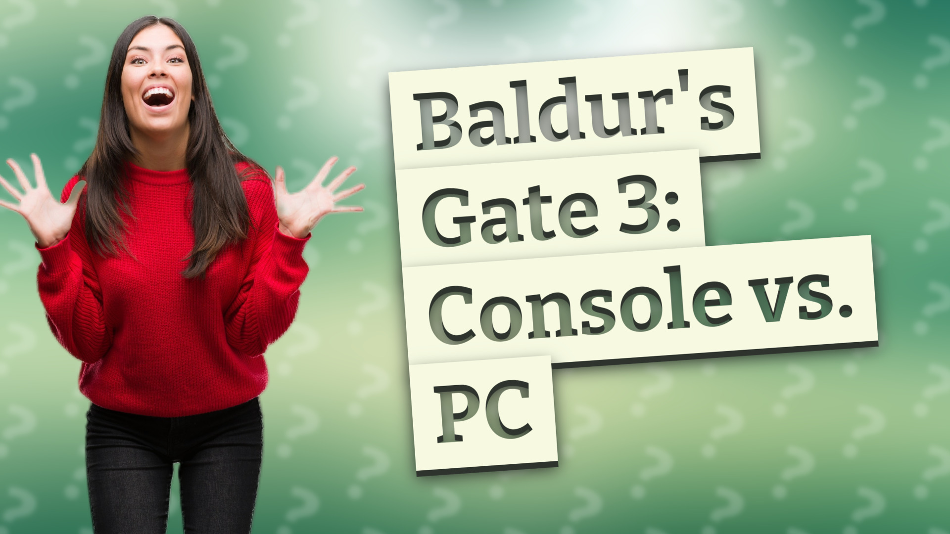 Baldur's Gate 3: Console vs. PC