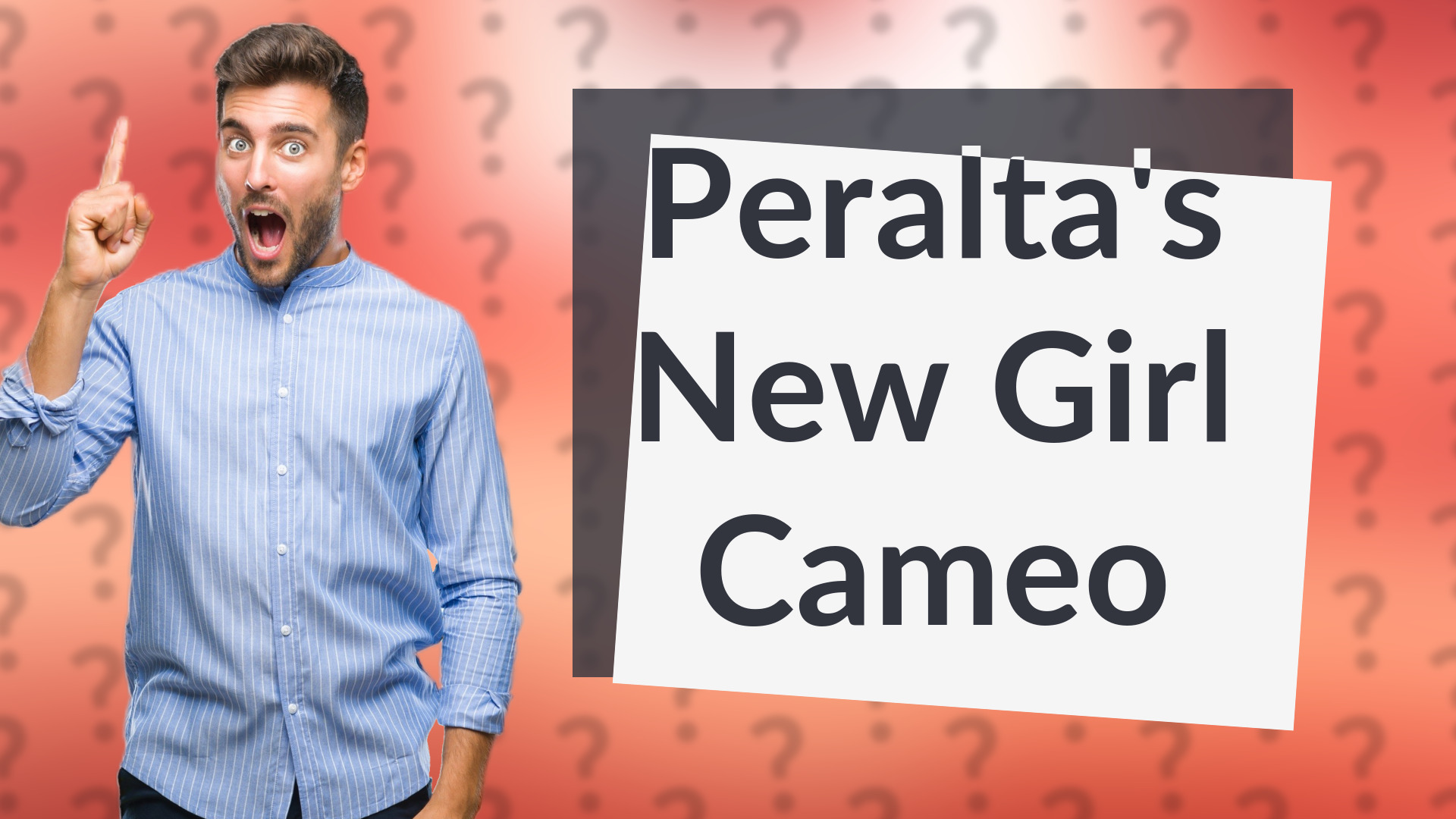 Peralta's New Girl Cameo
