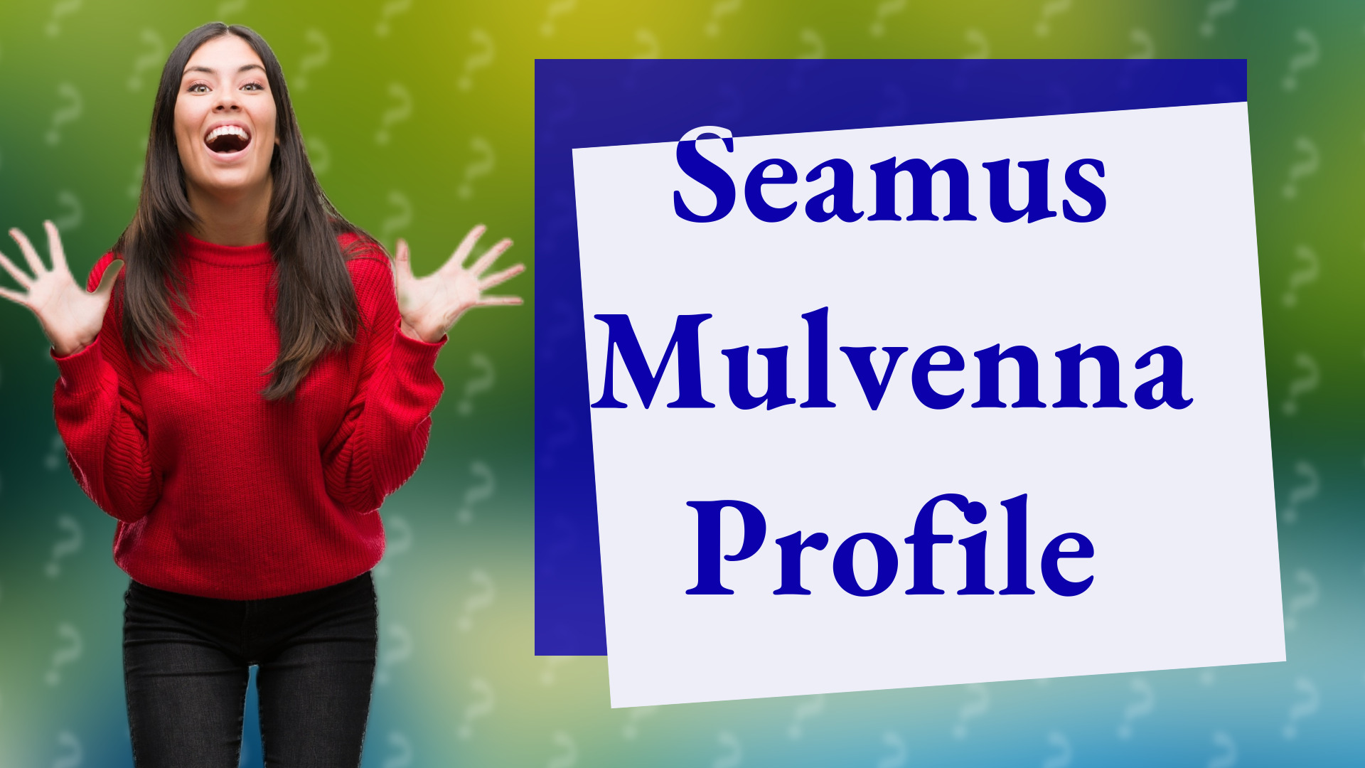 Seamus Mulvenna Profile