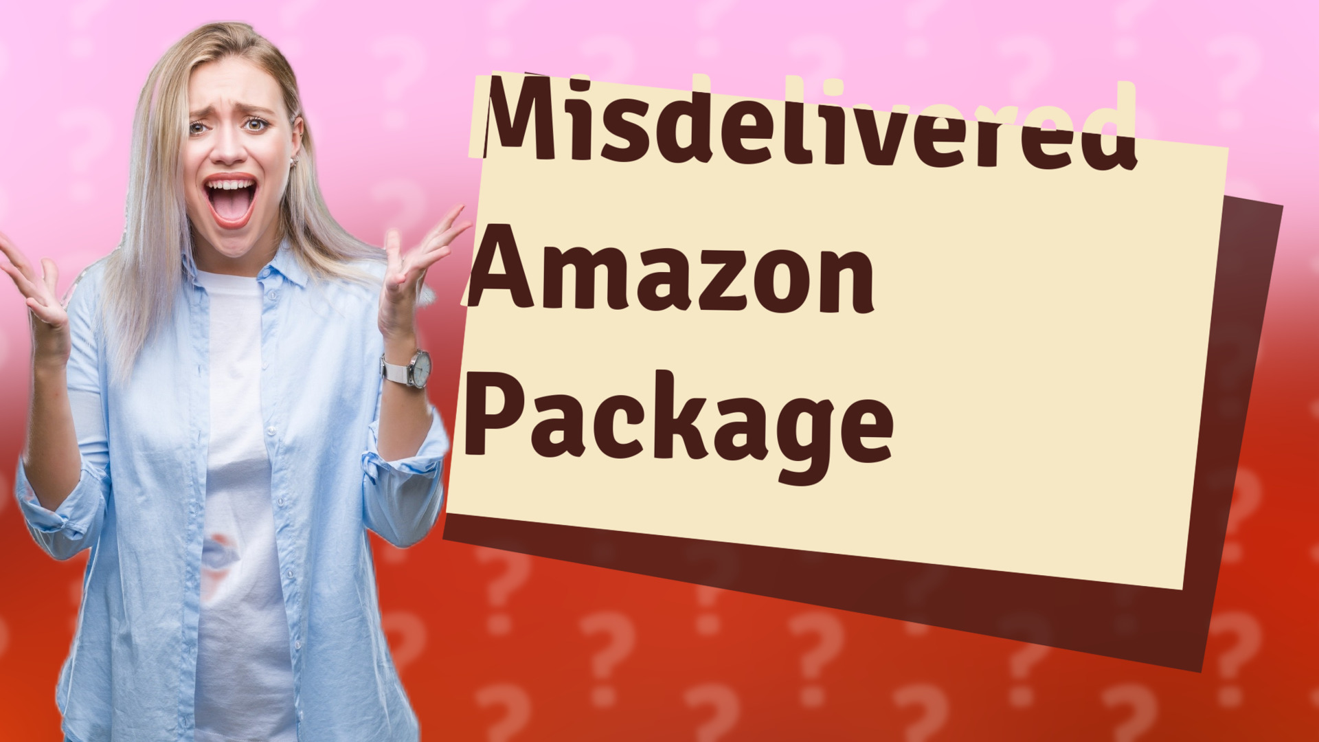 Misdelivered Amazon Package