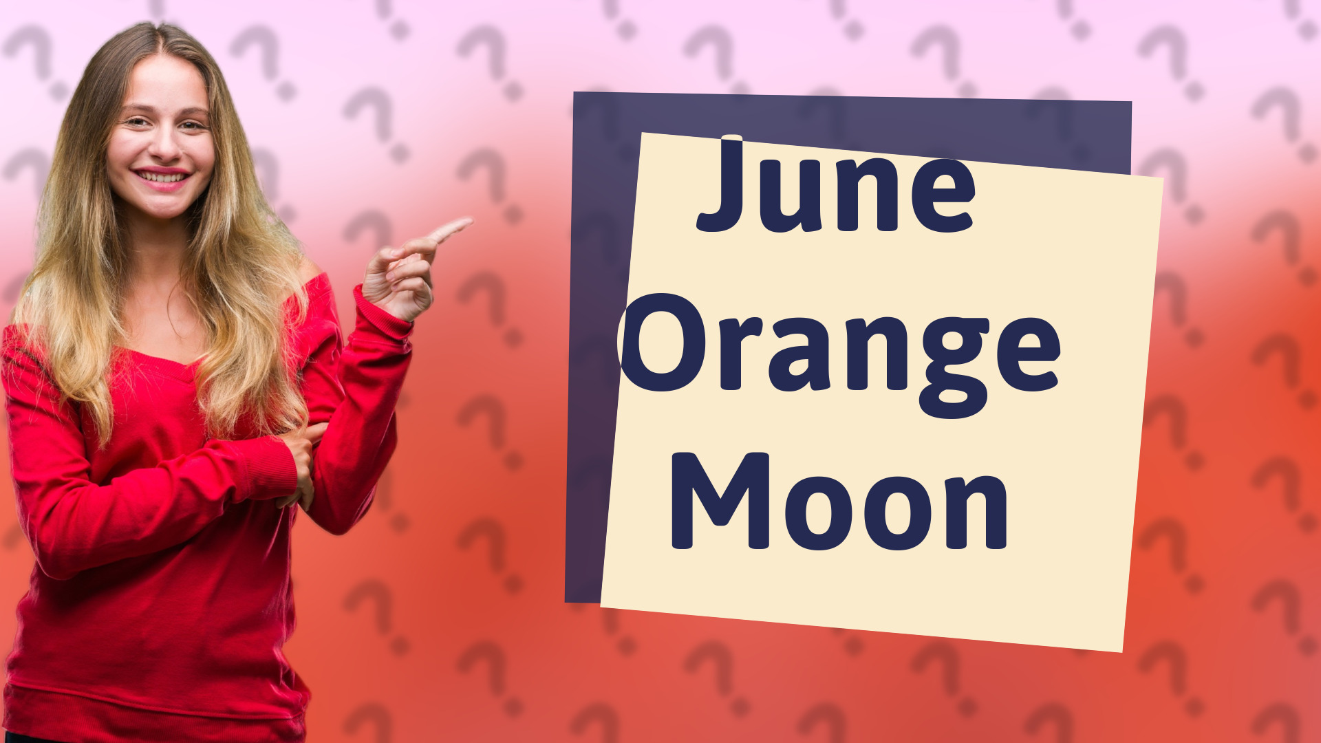 June Orange Moon
