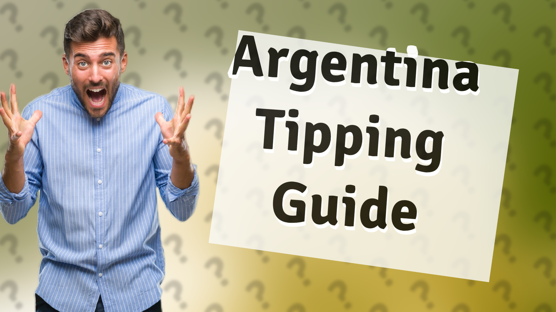 Argentina Tipping Guide