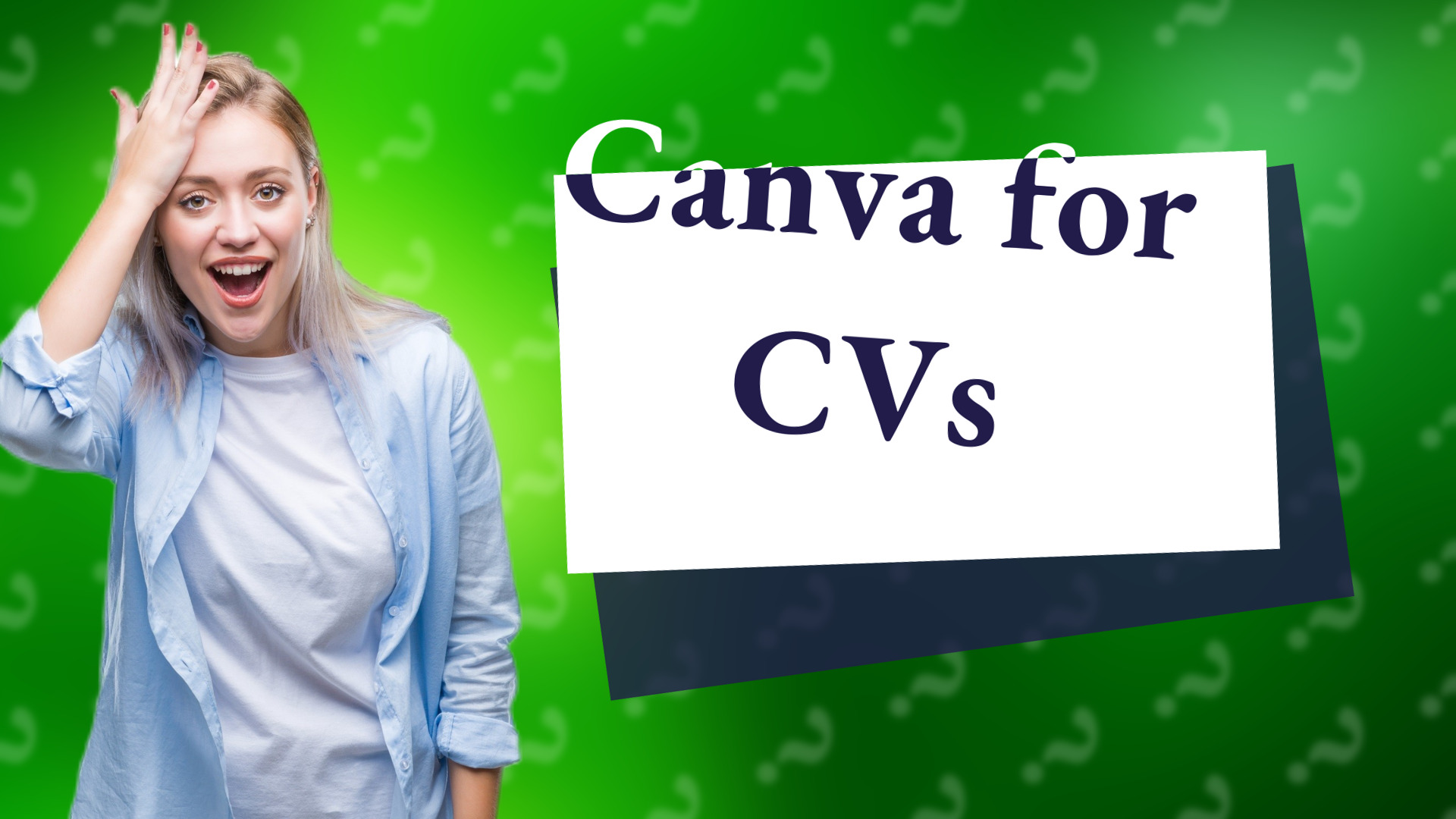 Canva for CVs