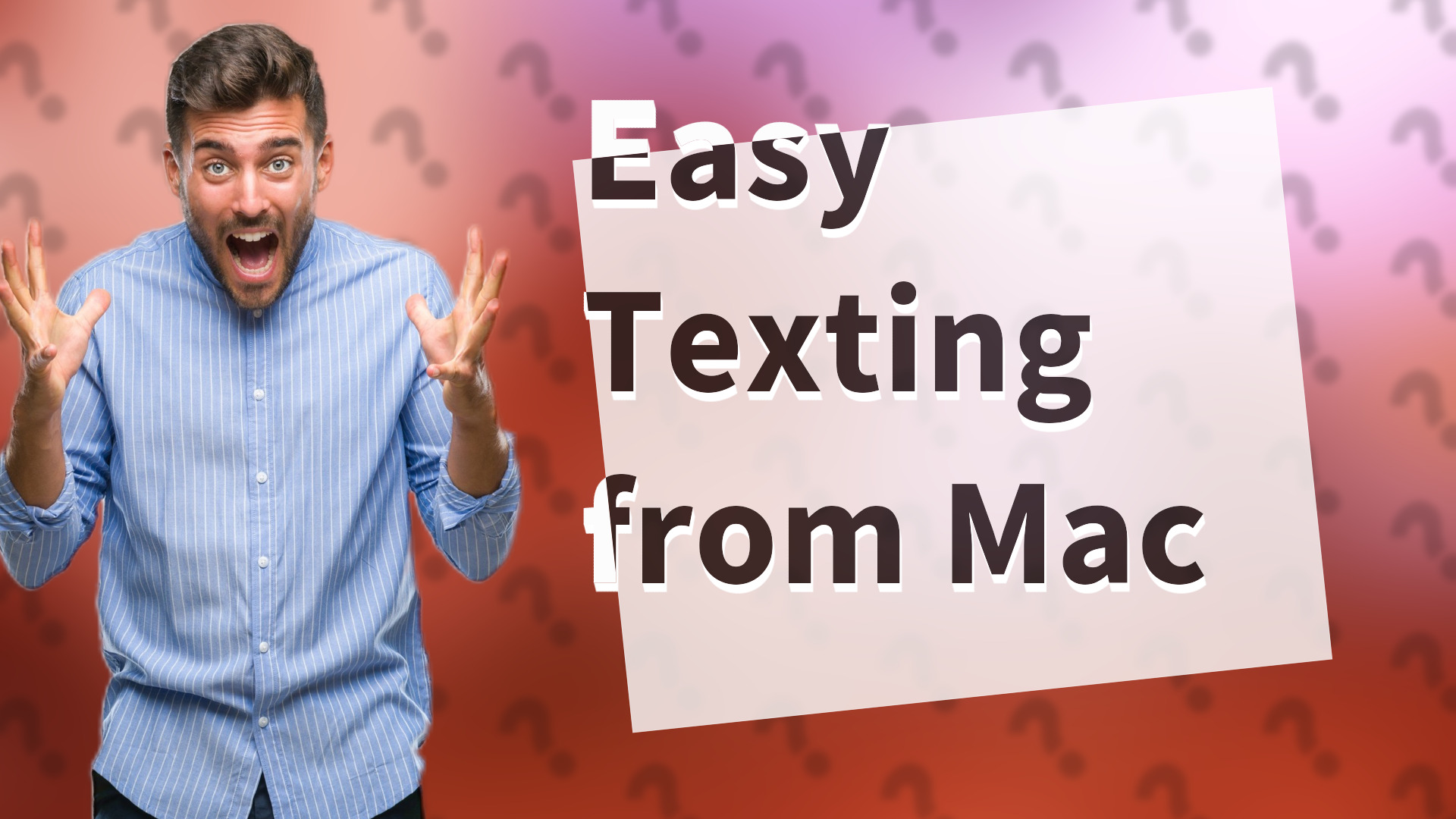 Easy Texting from Mac