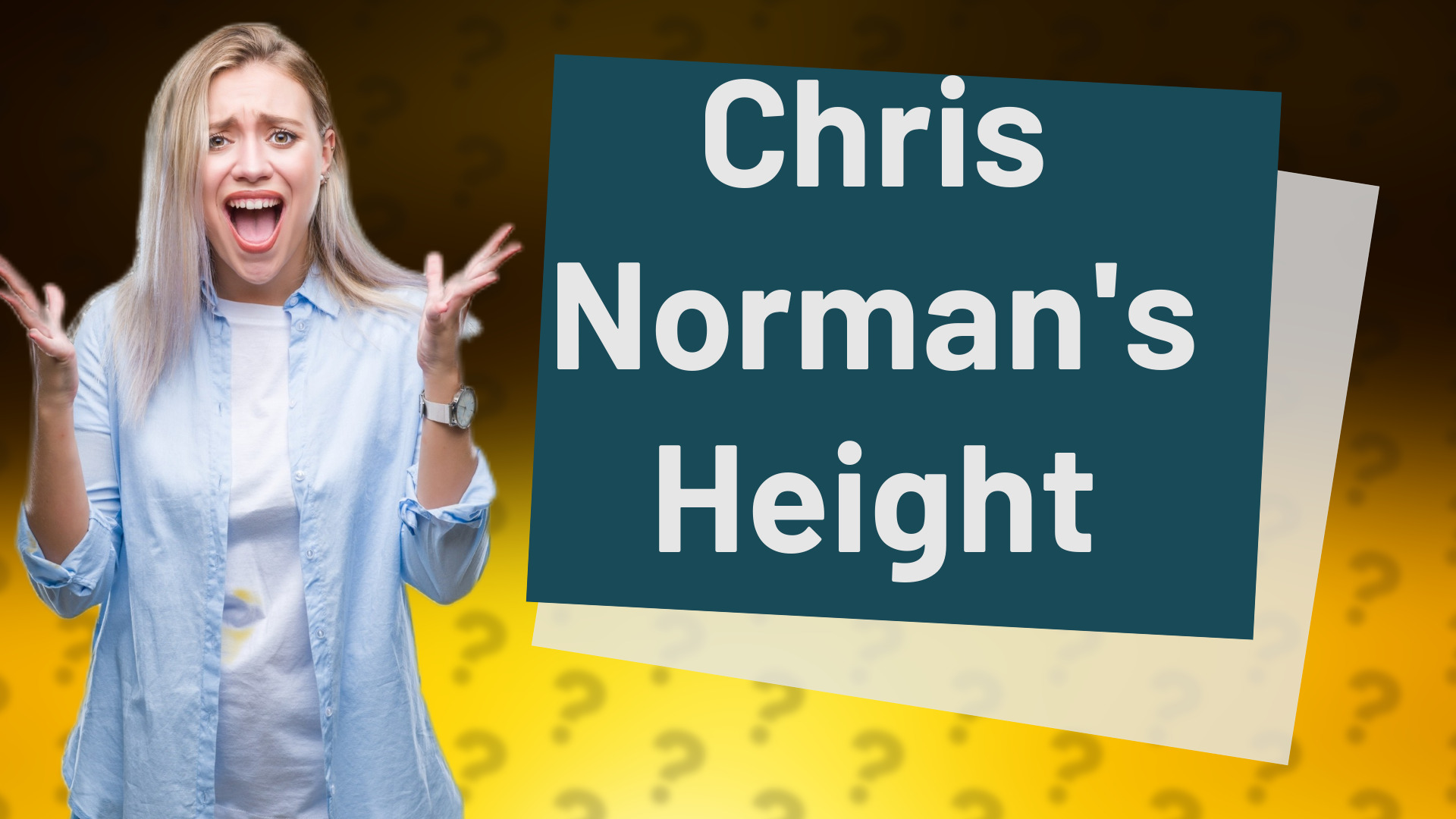 Chris Norman's Height