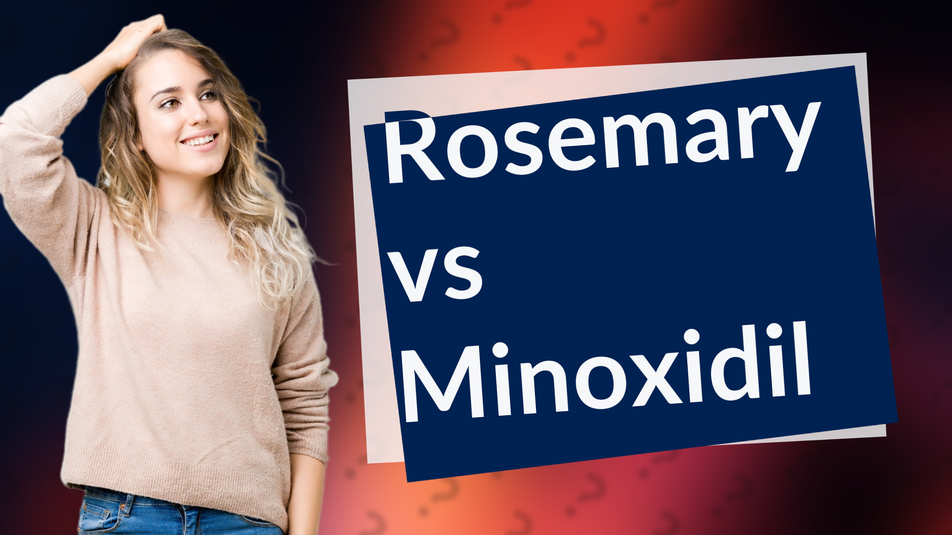 Rosemary vs Minoxidil