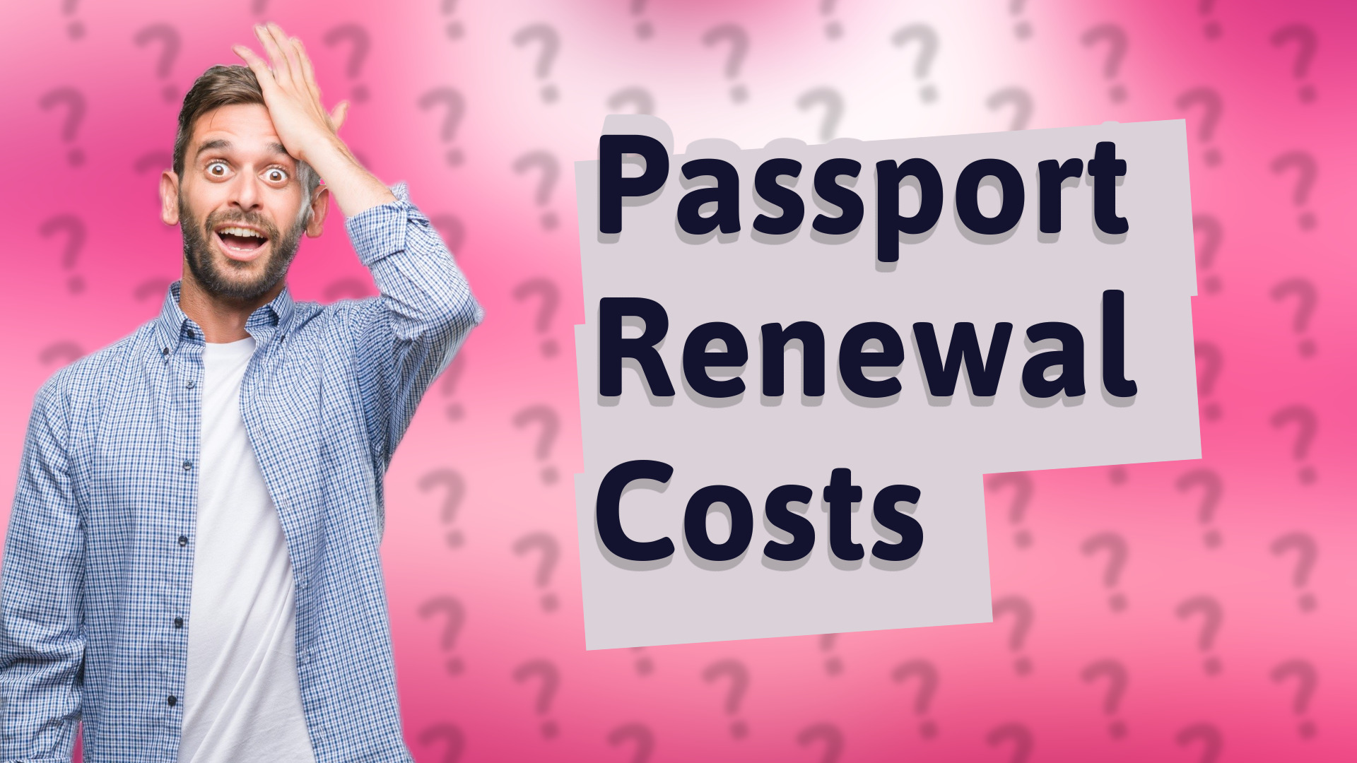 Passport Renewal Costs