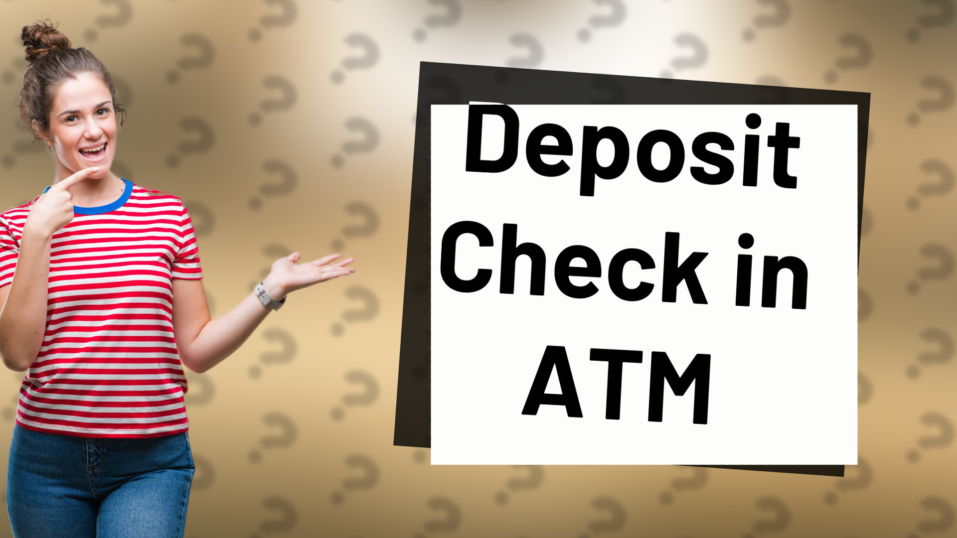 Deposit Check in ATM