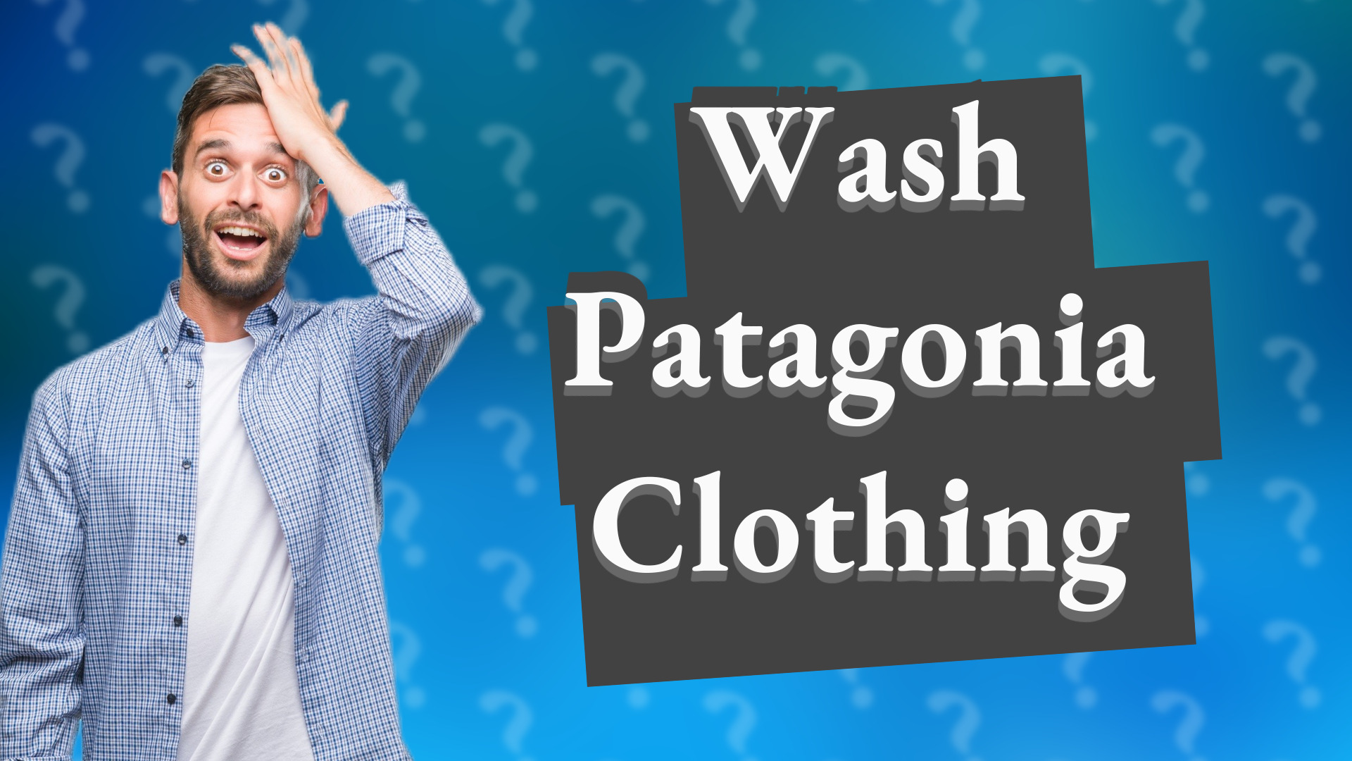 Wash Patagonia Clothing