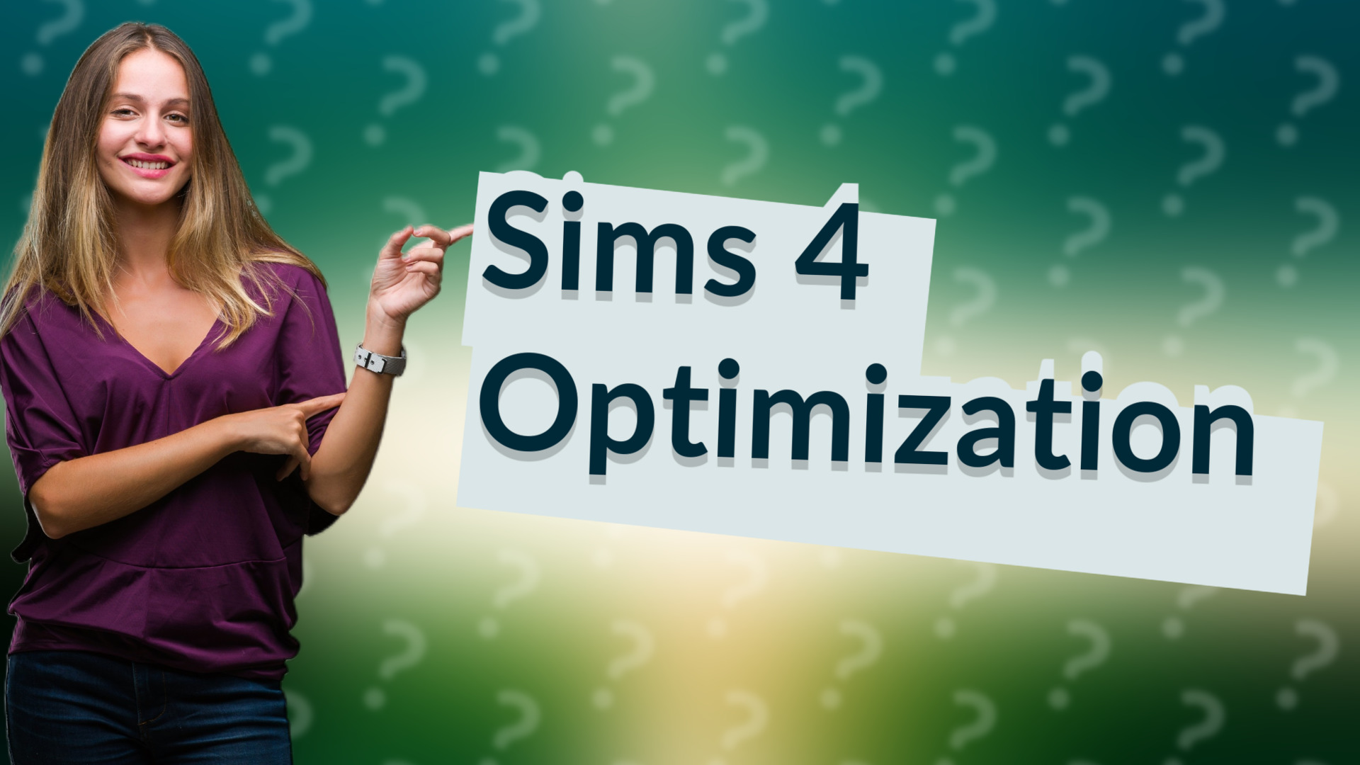 Sims 4 Optimization