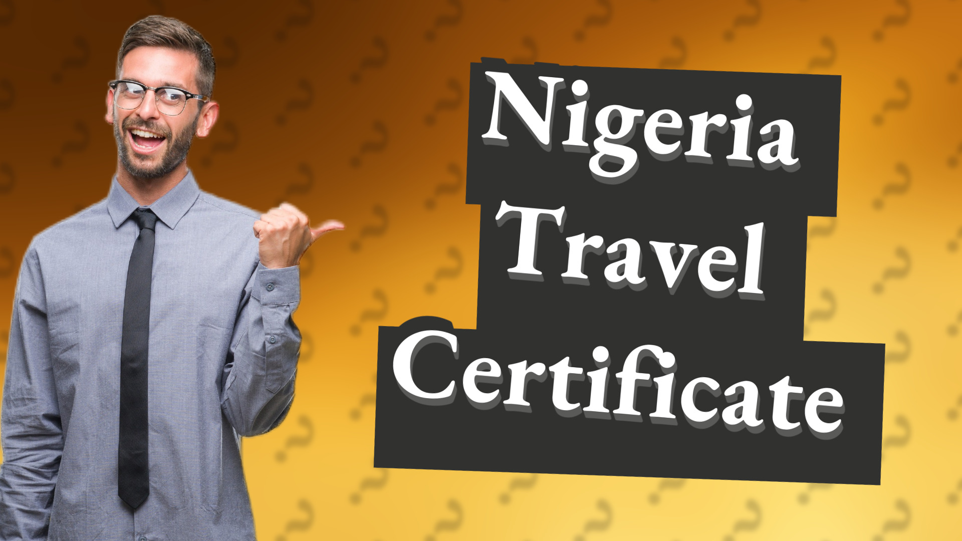 Nigeria Travel Certificate