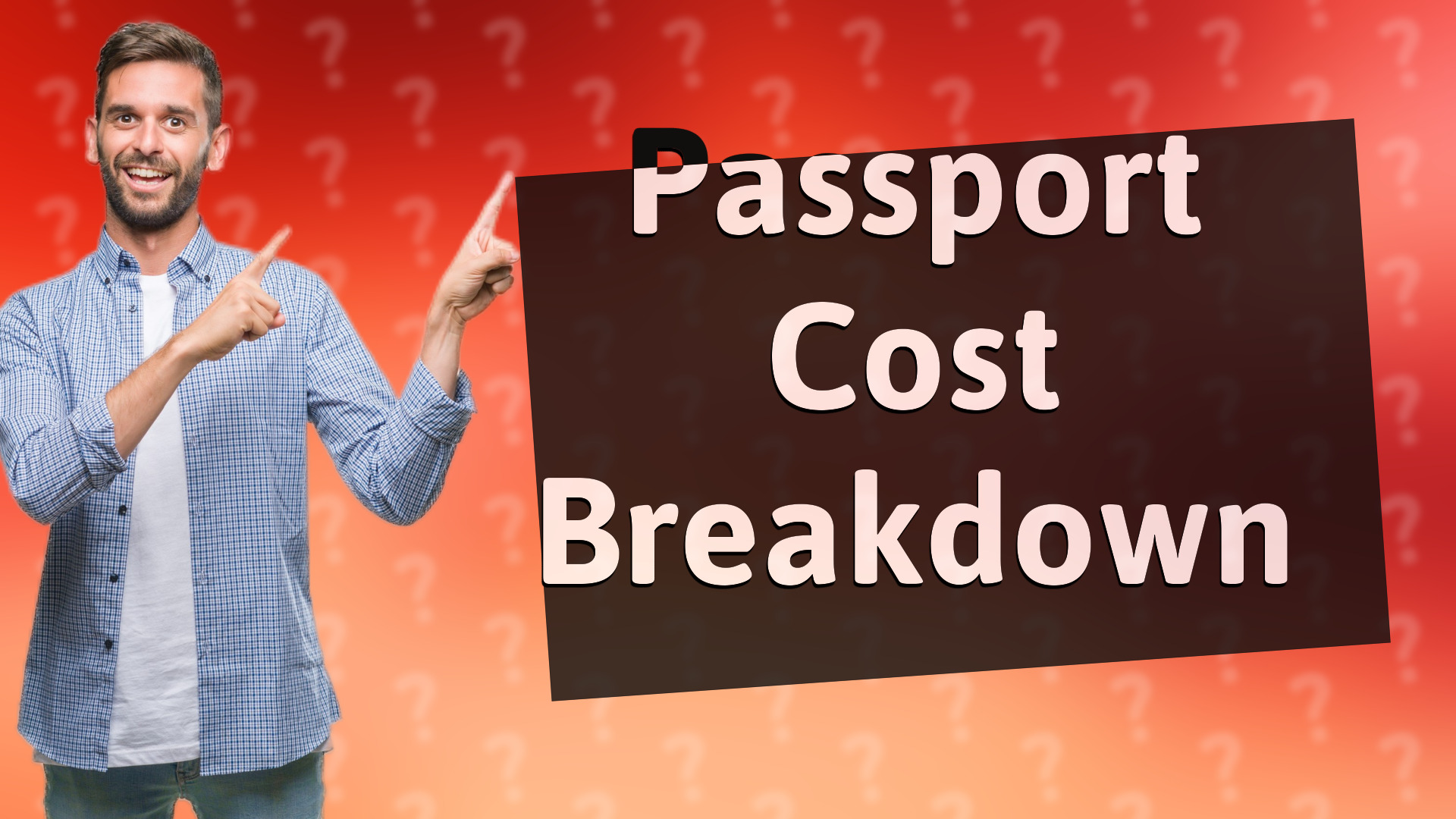 Passport Cost Breakdown