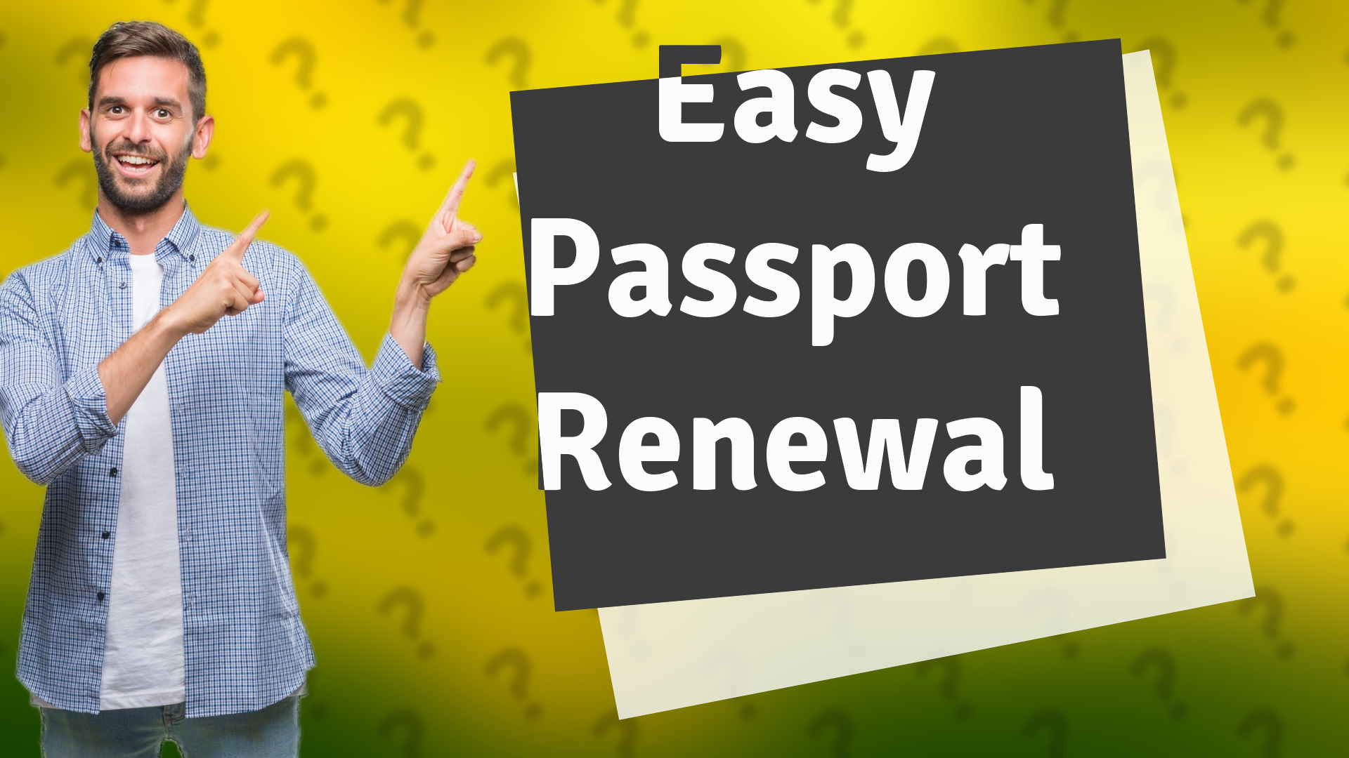 Easy Passport Renewal