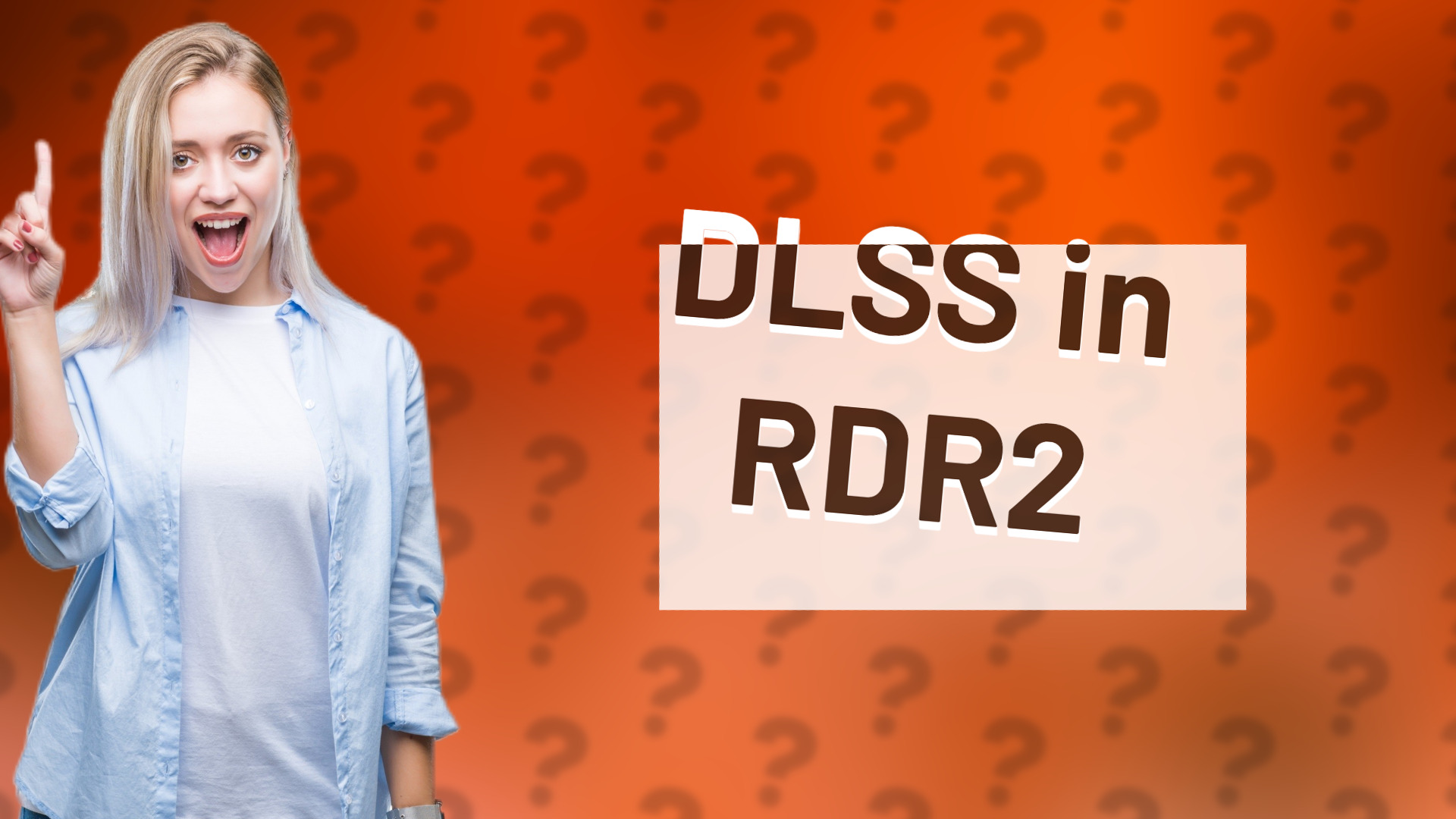 DLSS in RDR2