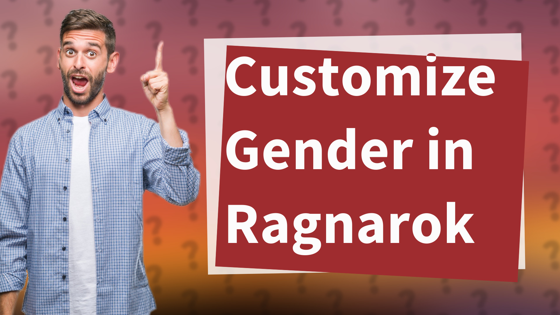 Customize Gender in Ragnarok