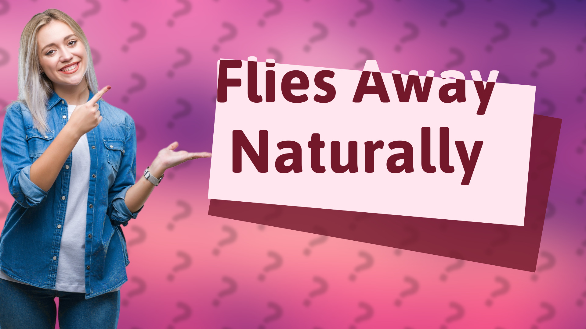 Flies Away Naturally