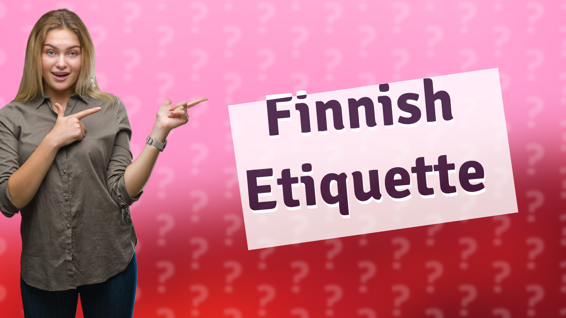 Finnish Etiquette