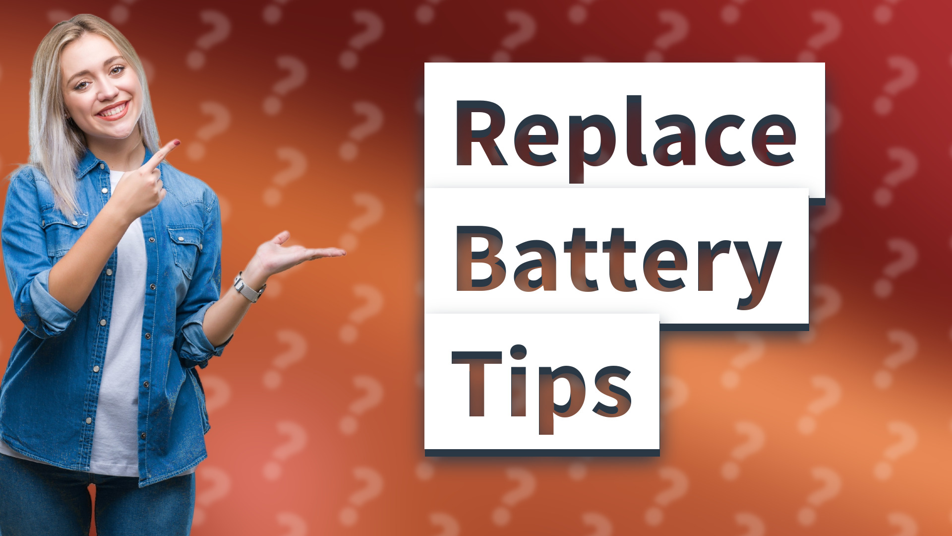 Replace Battery Tips