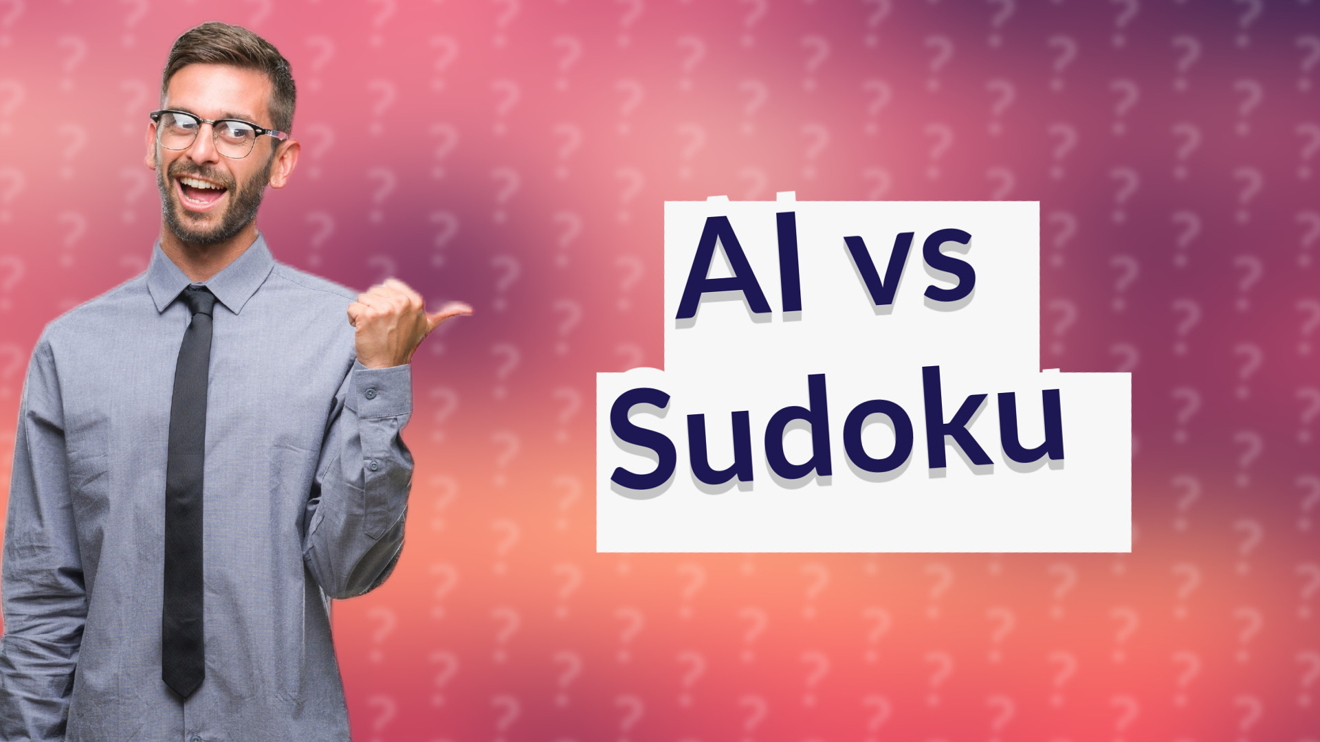 AI vs Sudoku