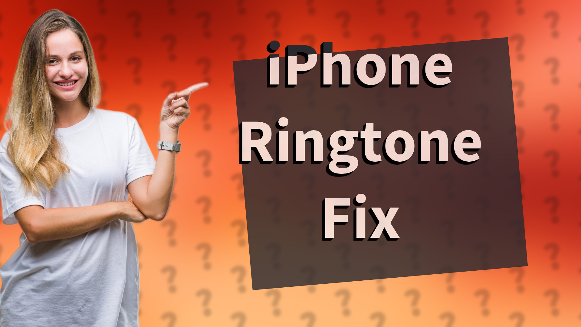 iPhone Ringtone Fix