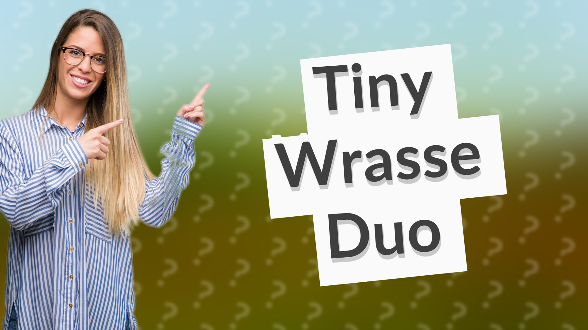 Tiny Wrasse Duo