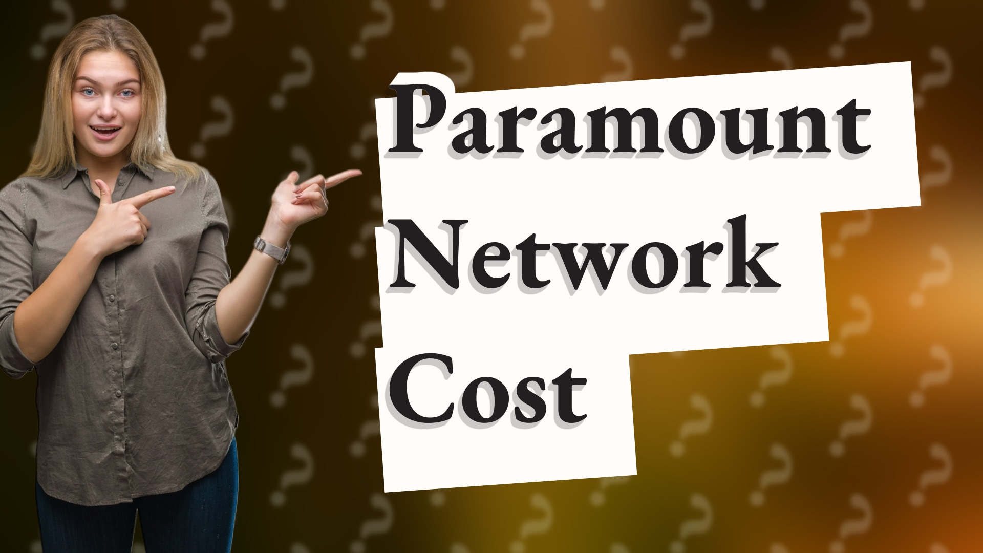 Paramount Network Cost