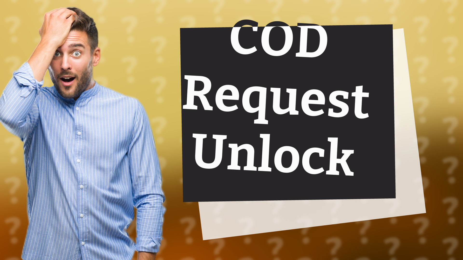 COD Request Unlock