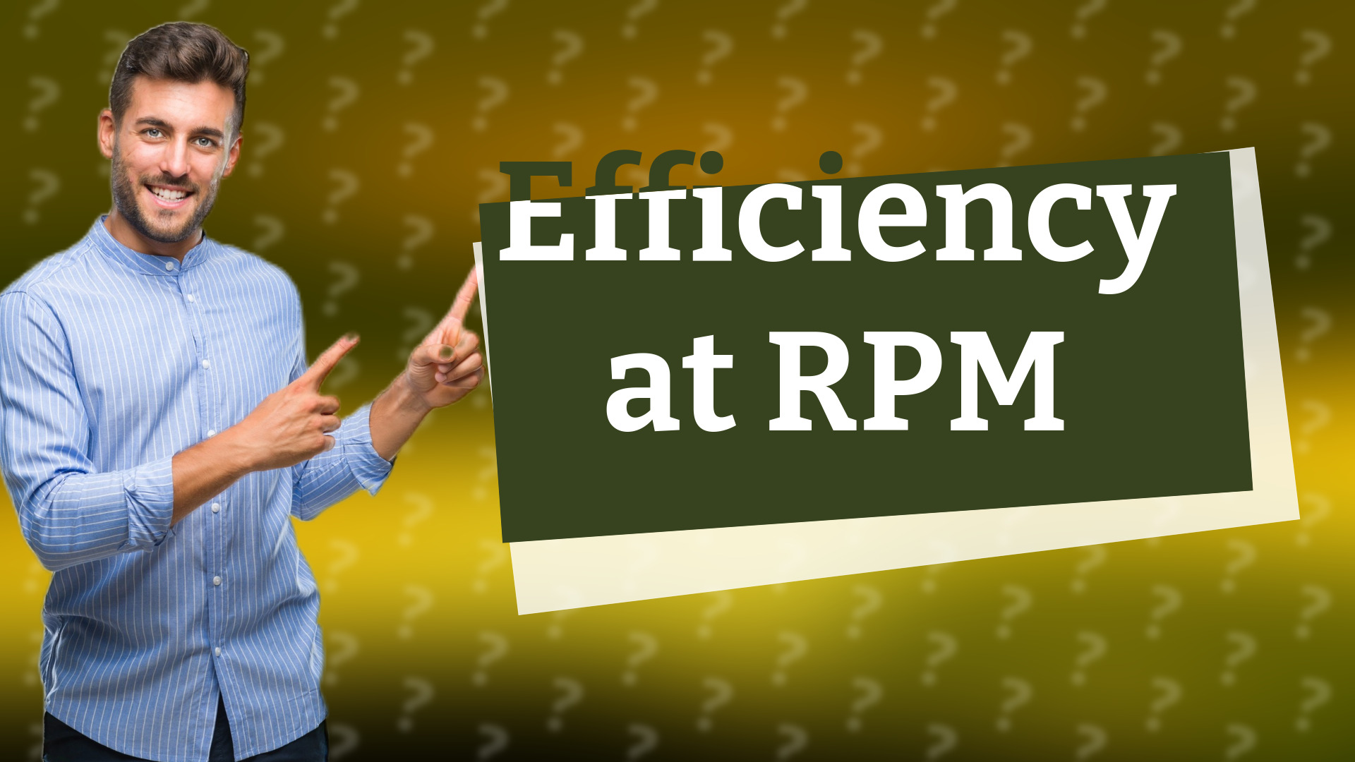 Efficiency at RPM