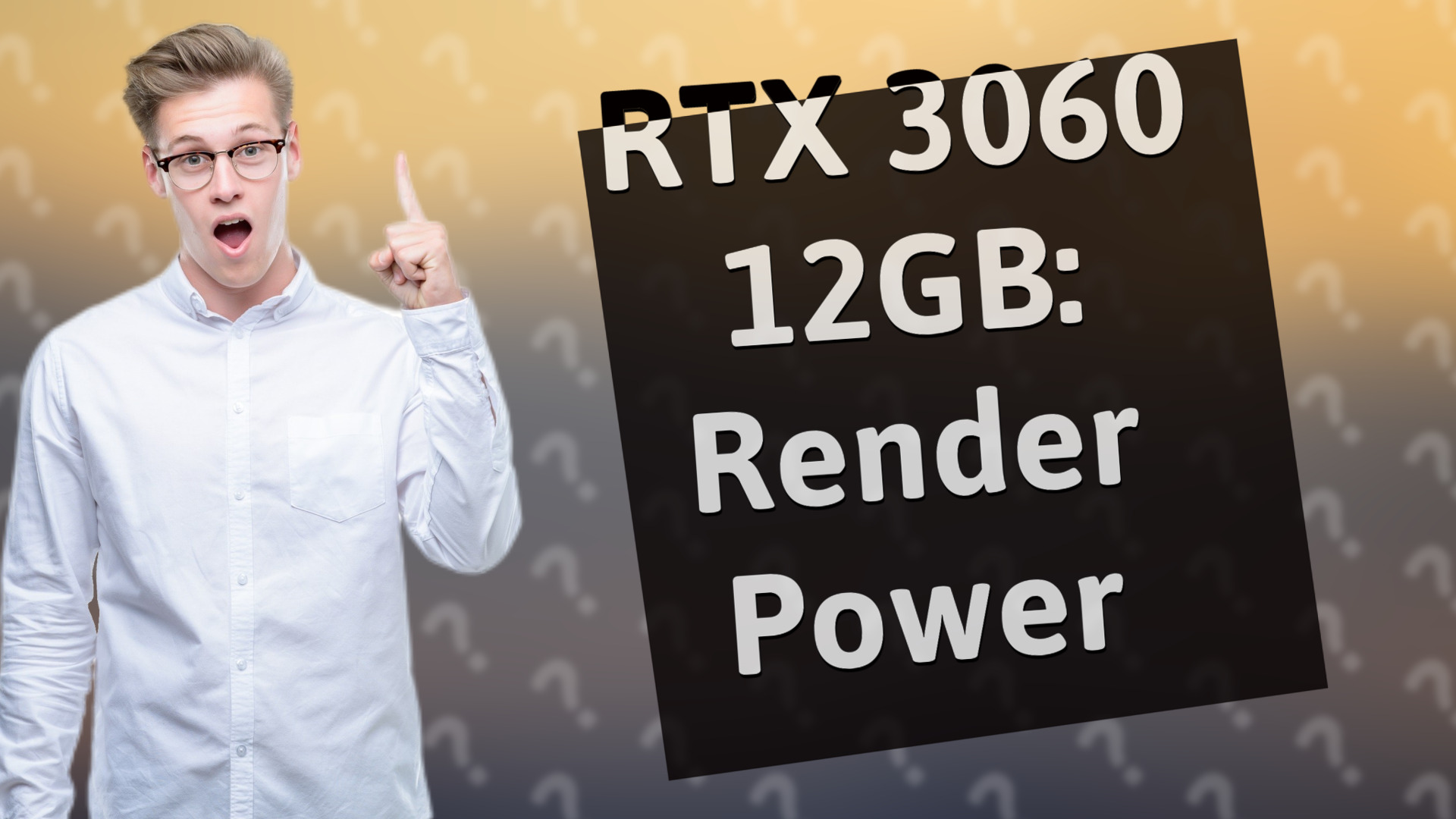 RTX 3060 12GB: Render Power