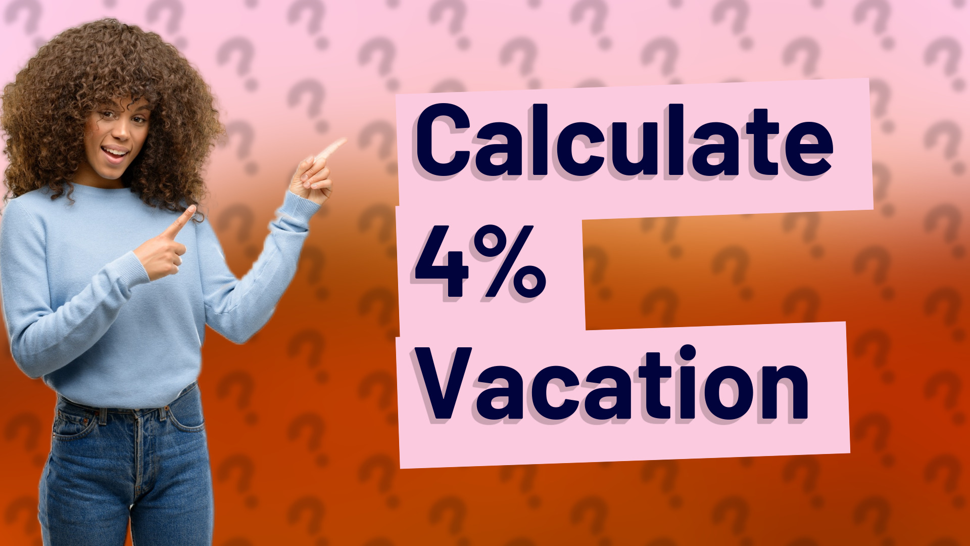 Calculate 4% Vacation