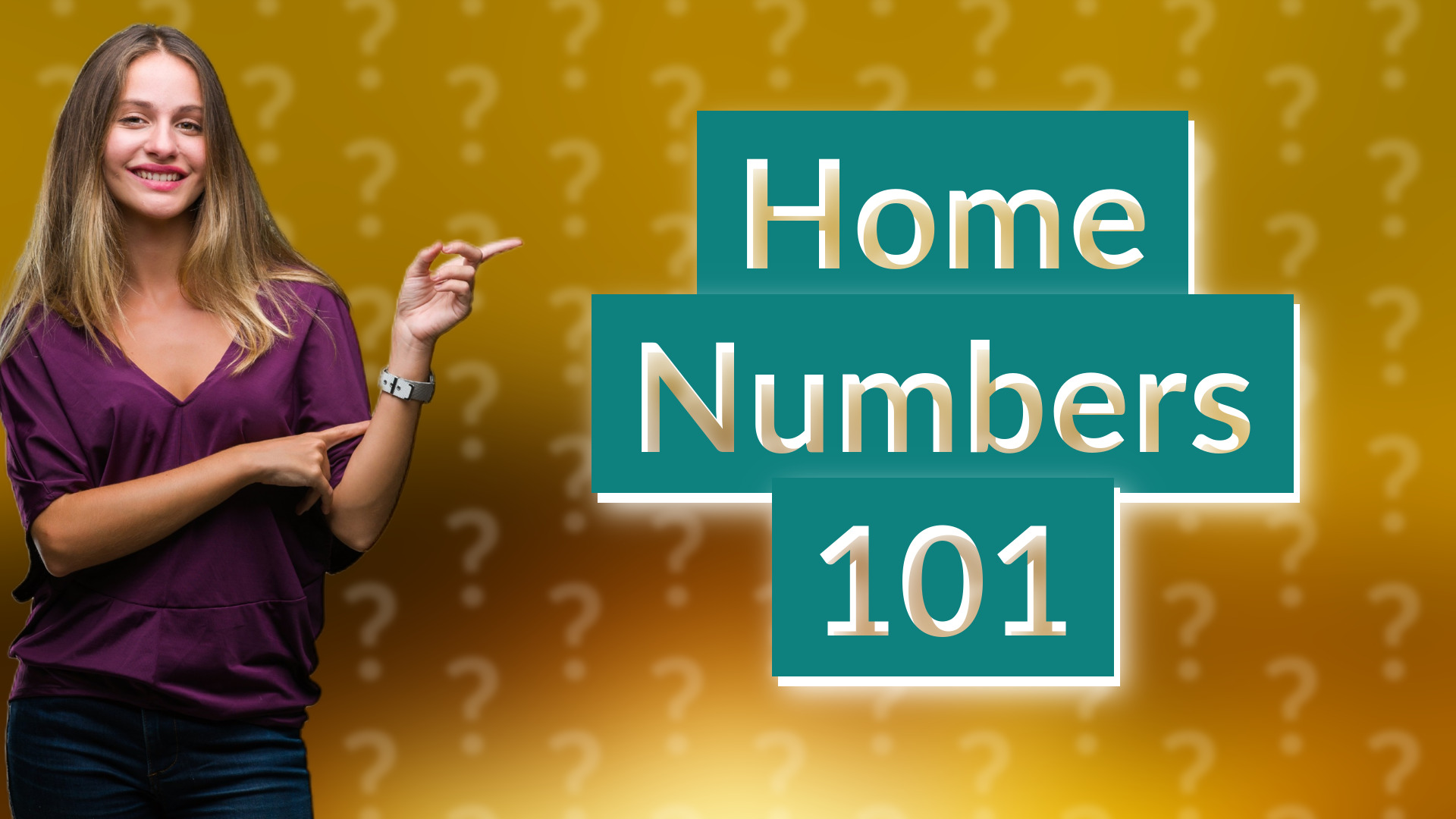 Home Numbers 101