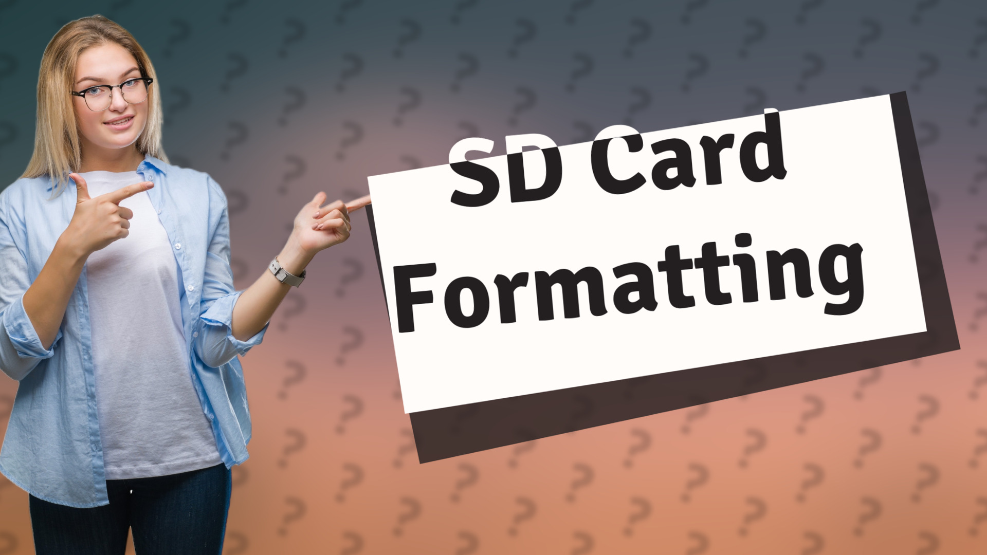 SD Card Formatting