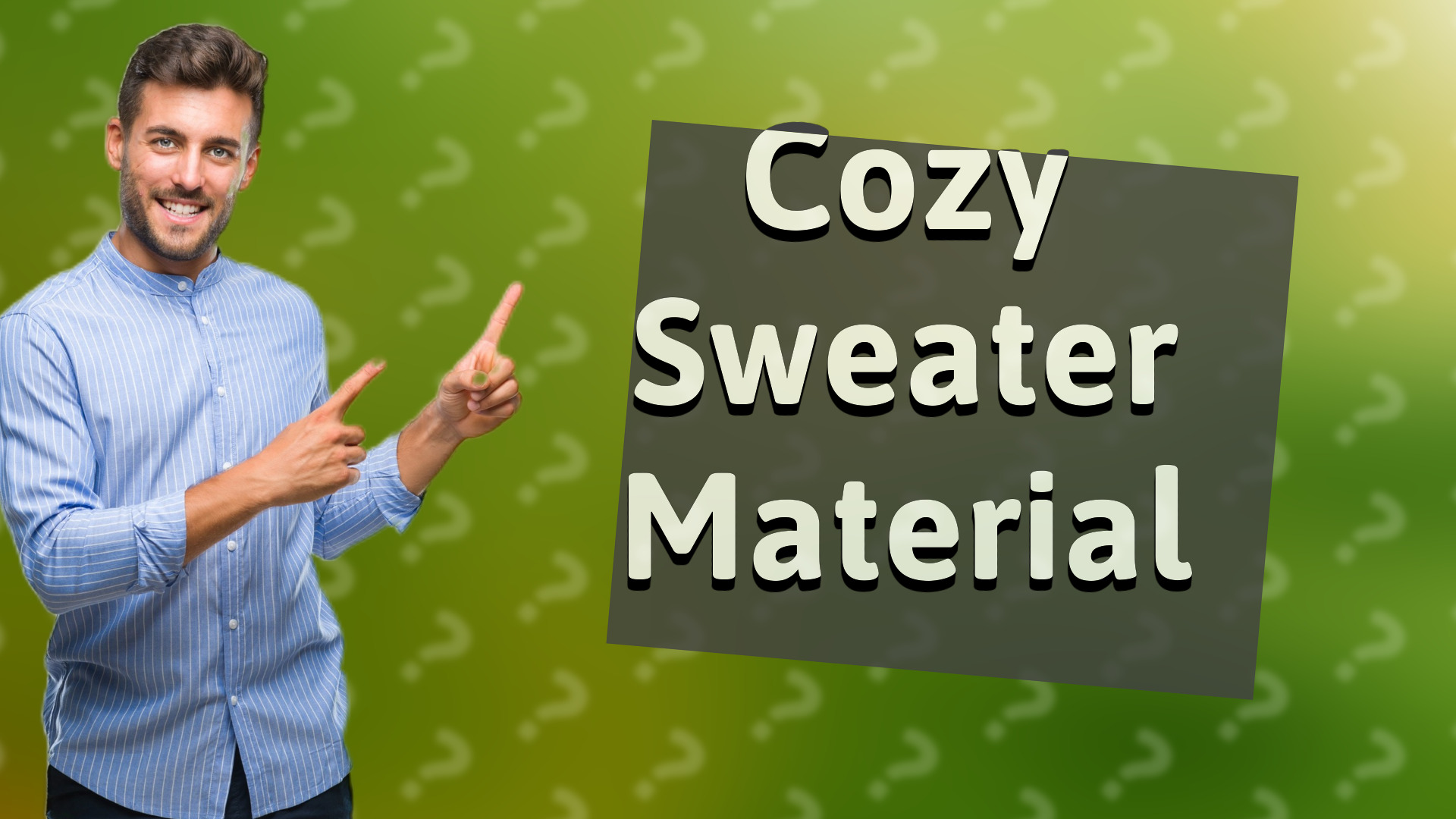 Cozy Sweater Material