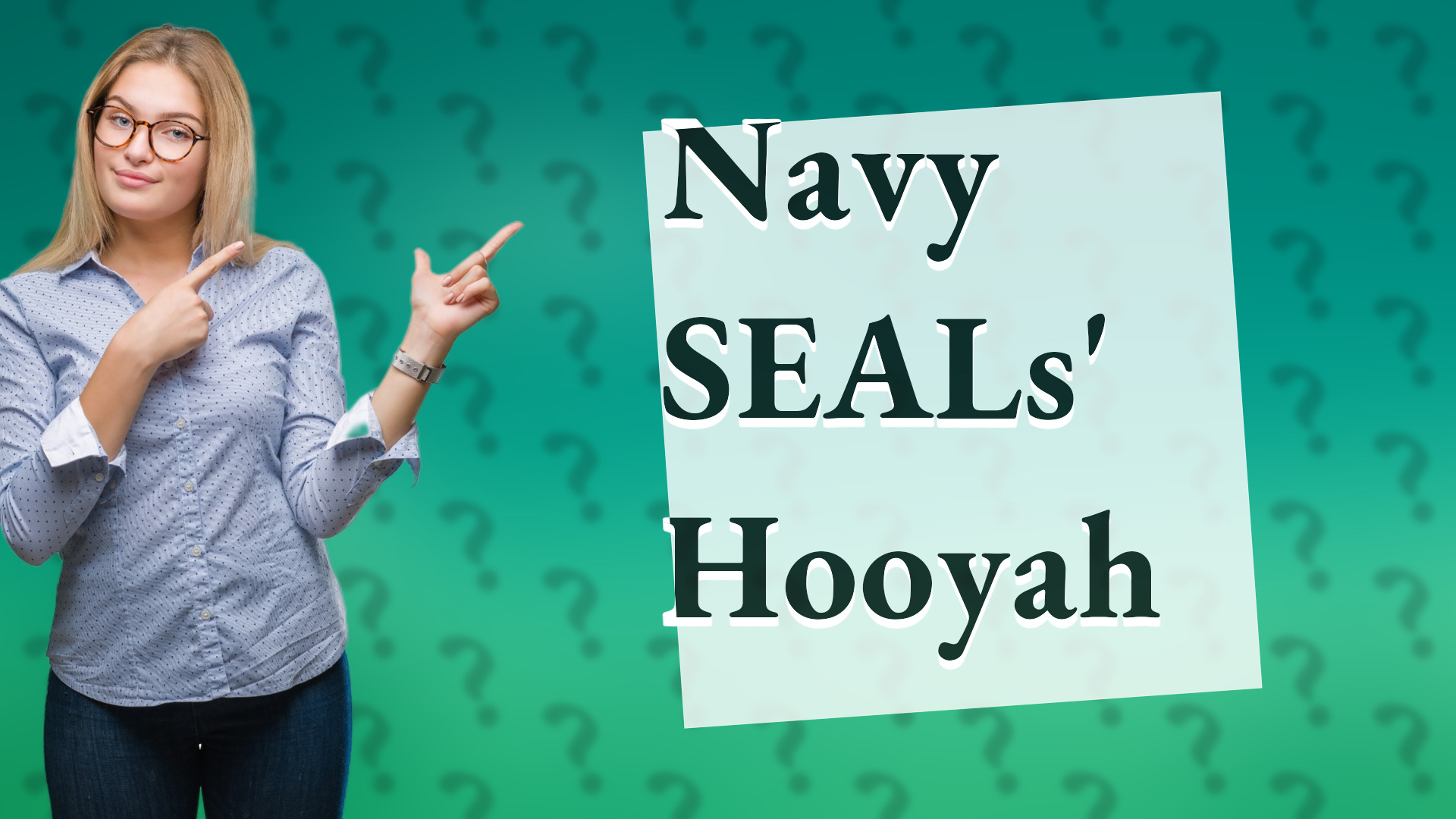 Navy SEALs' Hooyah