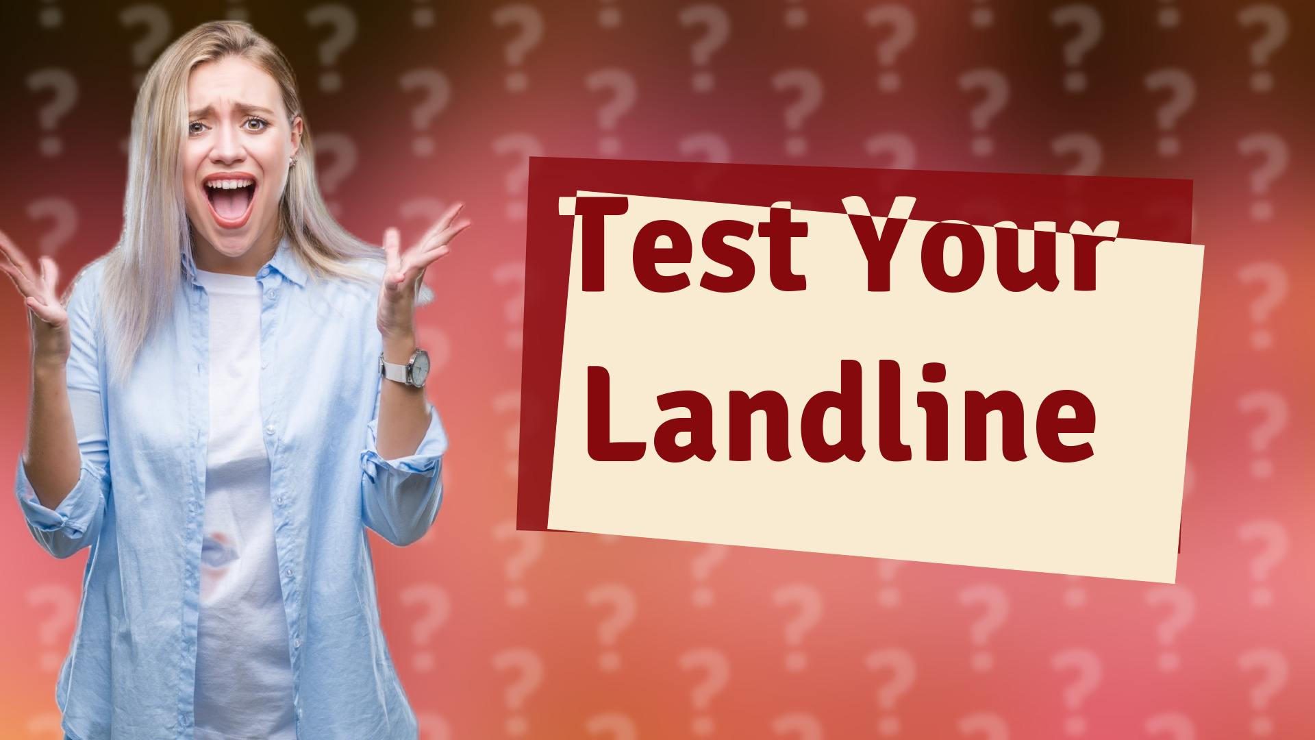 Test Your Landline