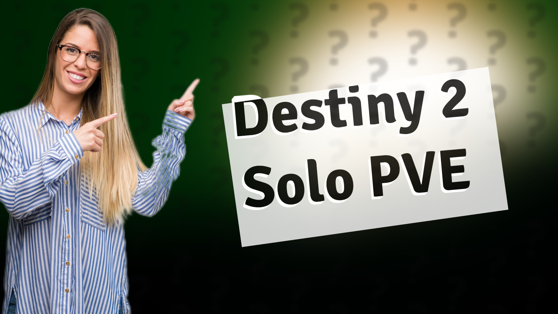 Destiny 2 Solo PVE