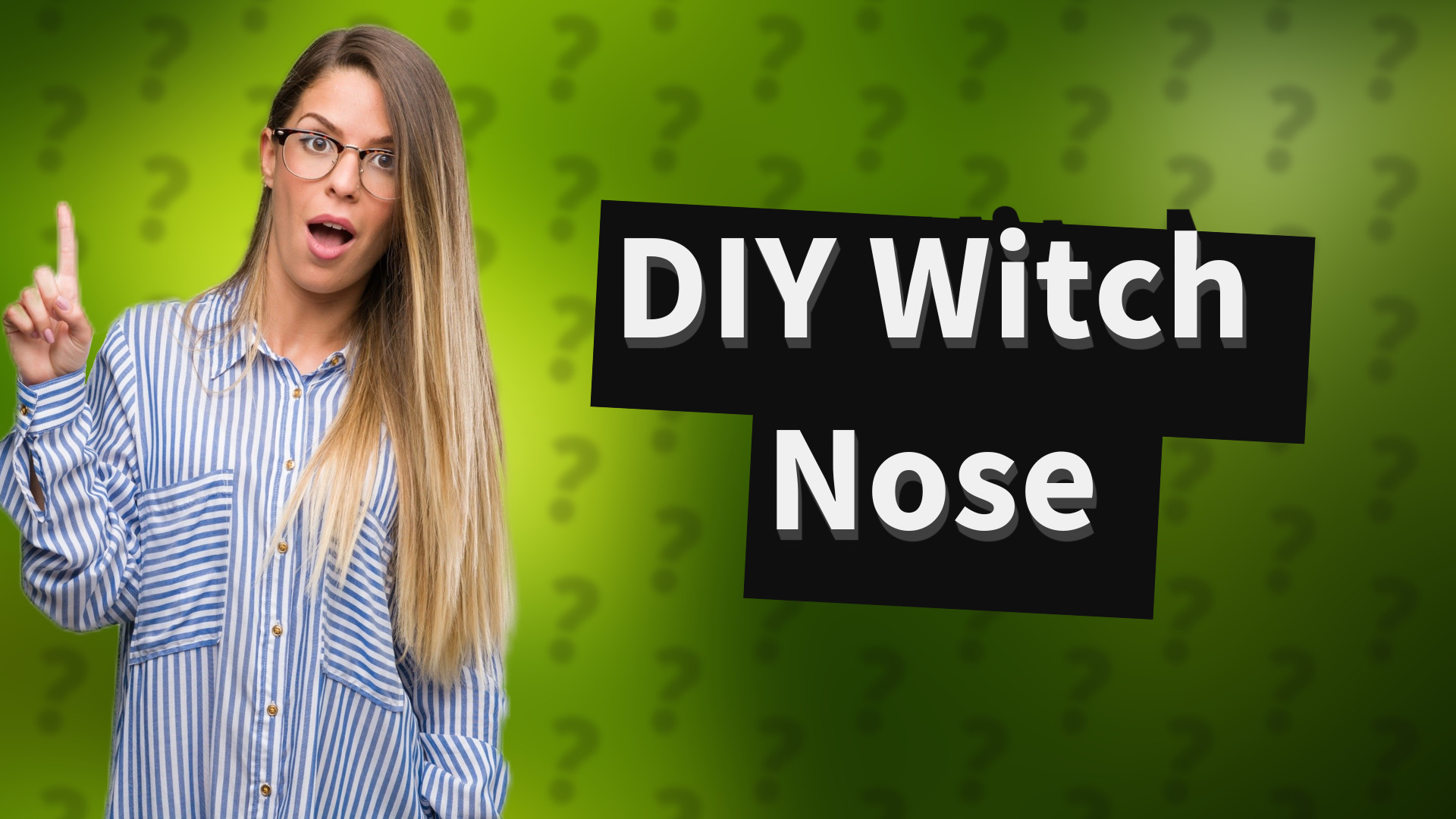 DIY Witch Nose