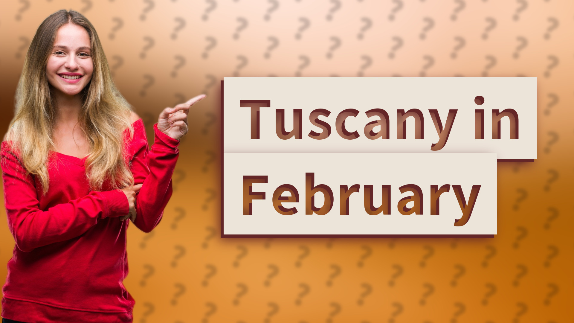 Tuscany in February