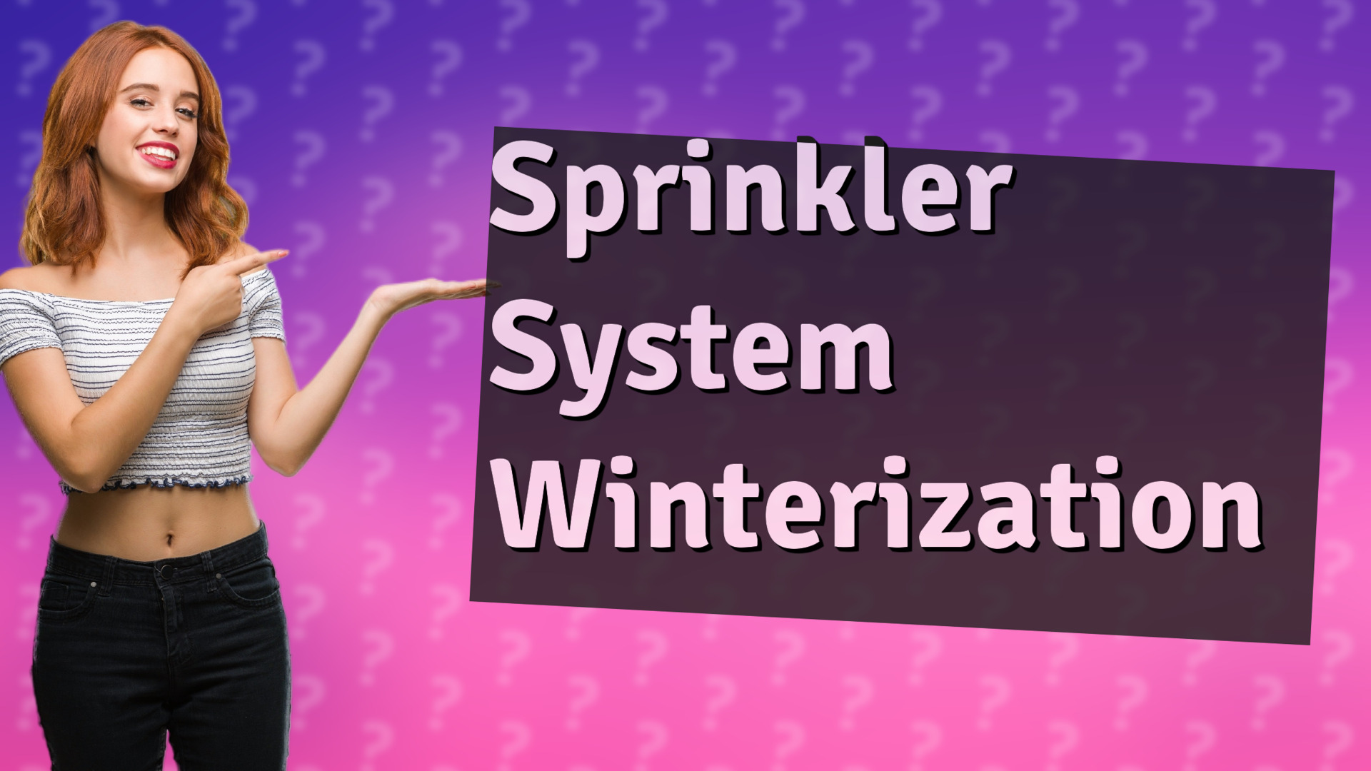 Sprinkler System Winterization