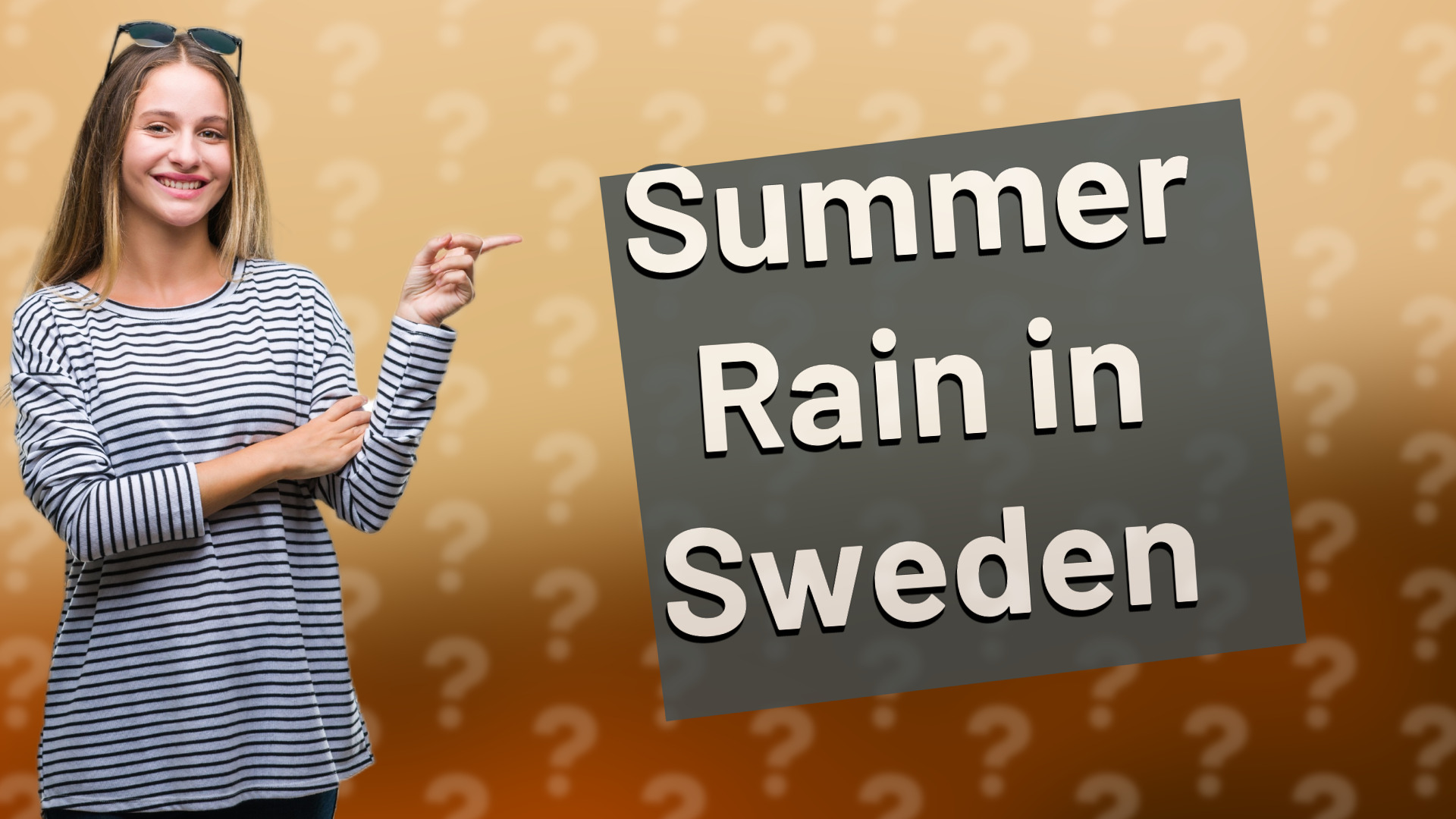 Summer Rain in Sweden